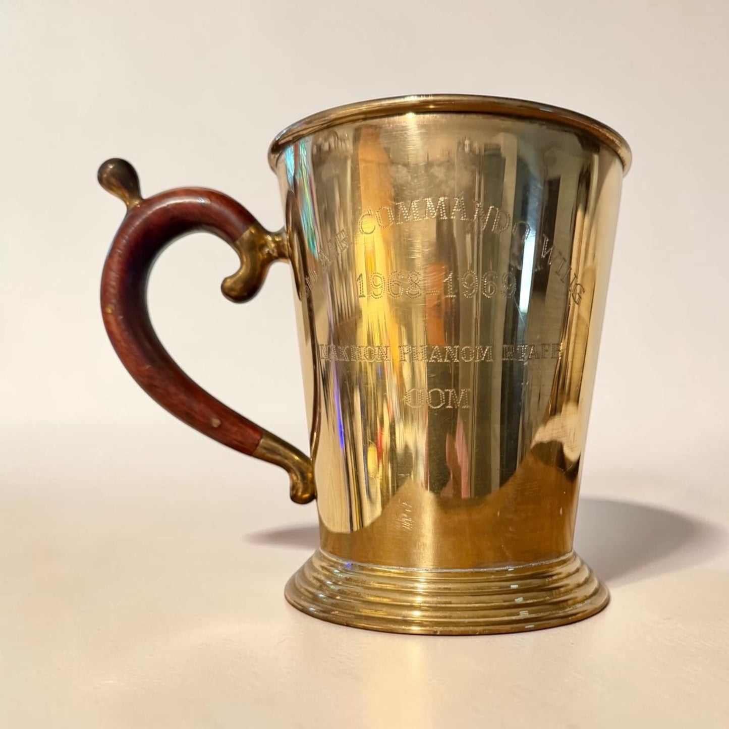 Vietnam War Commemorative Brass Tankard | 56th Air Commando Wing | Nakhon Phanom RTAFB | 1968–1969 | OOM