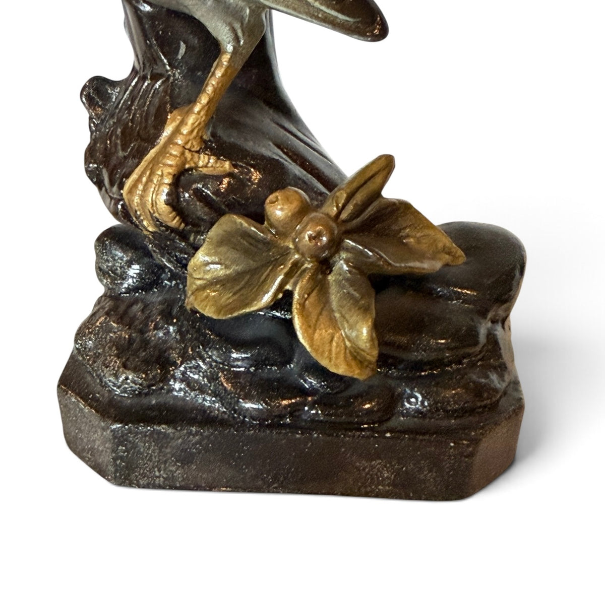 NARCO Argent’Oro Vintage Blue Jay & Ovenbird Mid-Century Bird Pair Figurines 5”