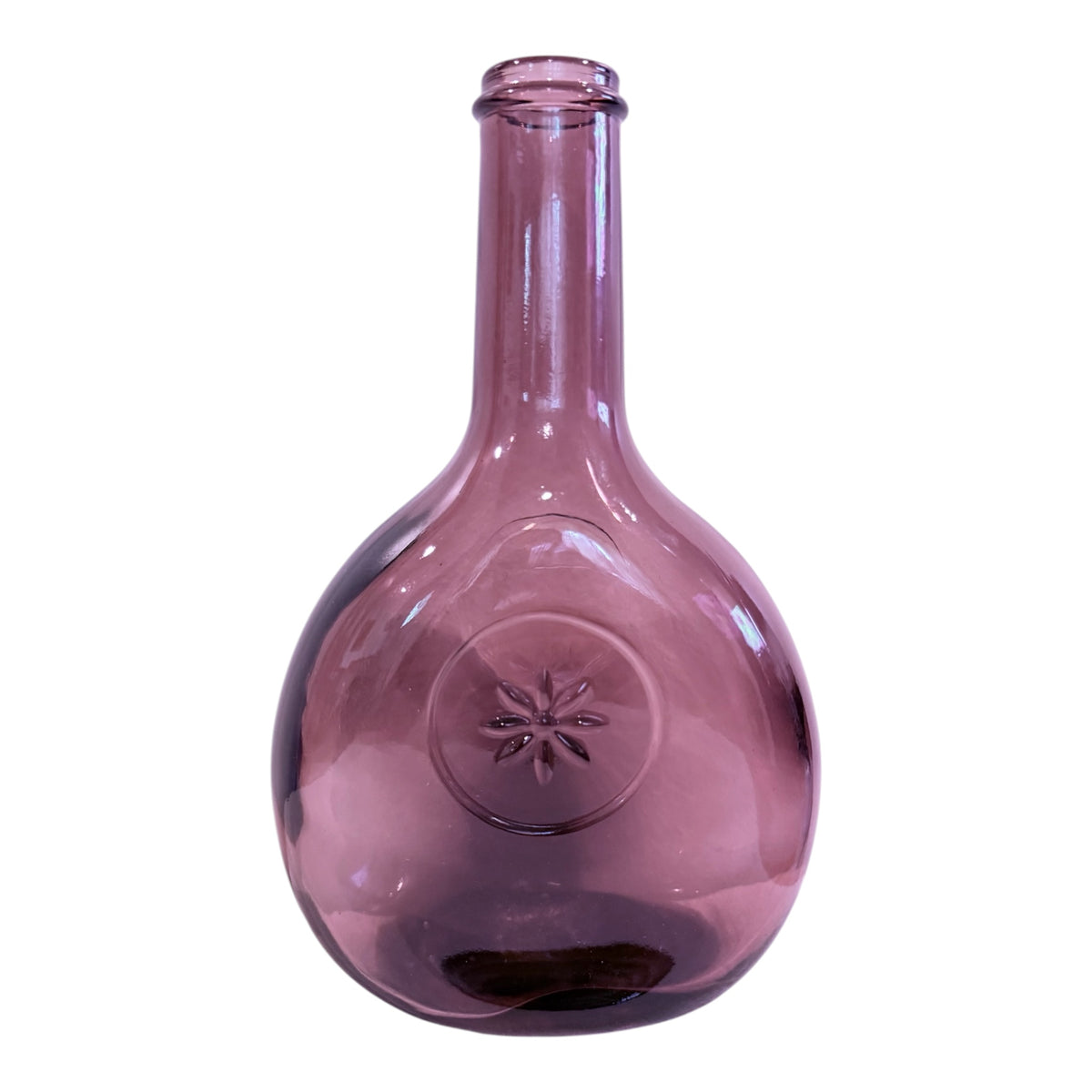 Wheaton Glass Deep Amethyst Purple Vintage Historic Flask 9”Bottle / Decanter – Glassboro 1850