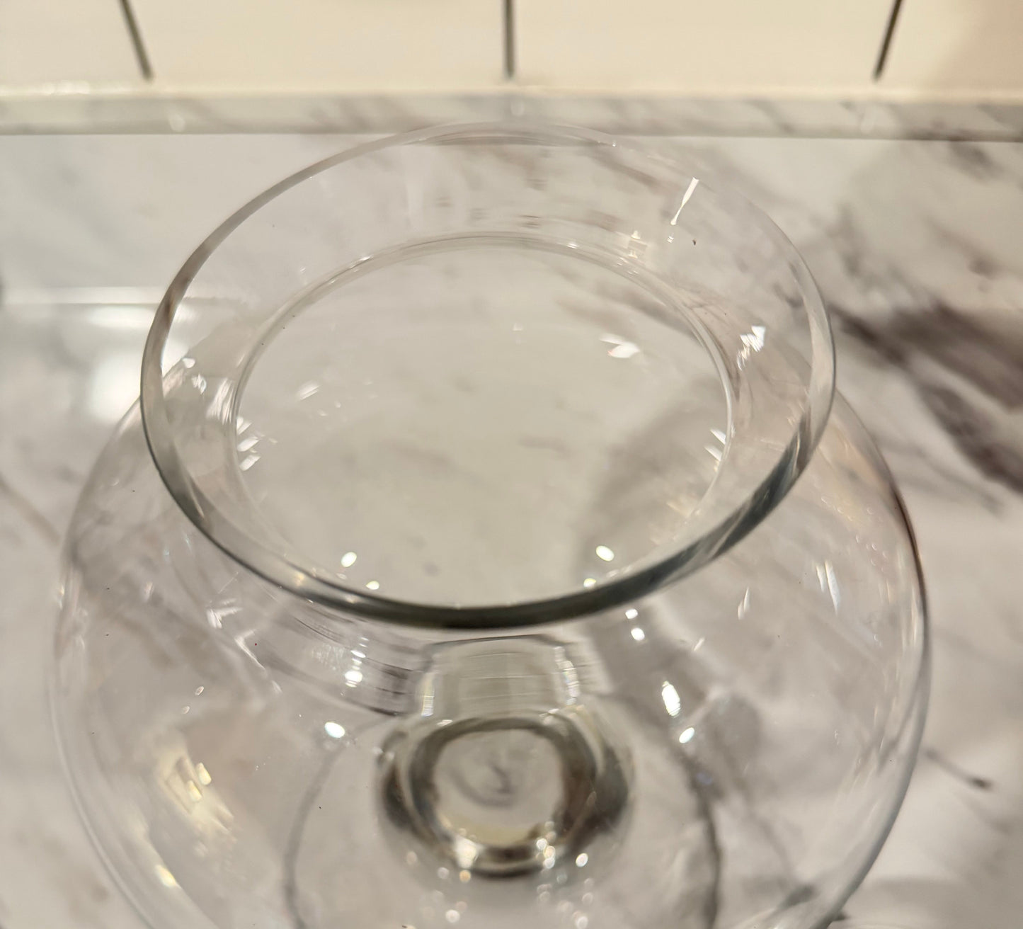 Extra Large Clear Glass Apothecary Jar With Lid — 13” x 7”