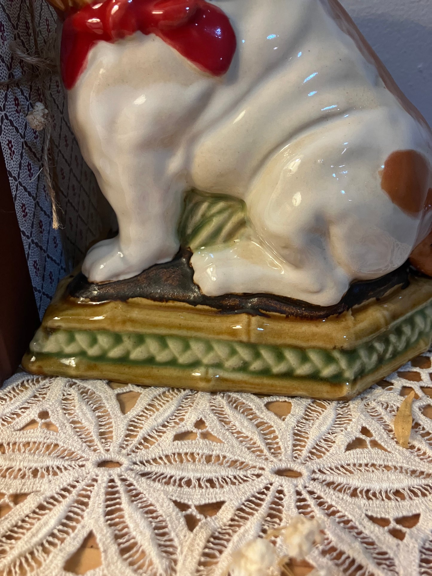 Staffordshire-Style Pug Dog Figurine