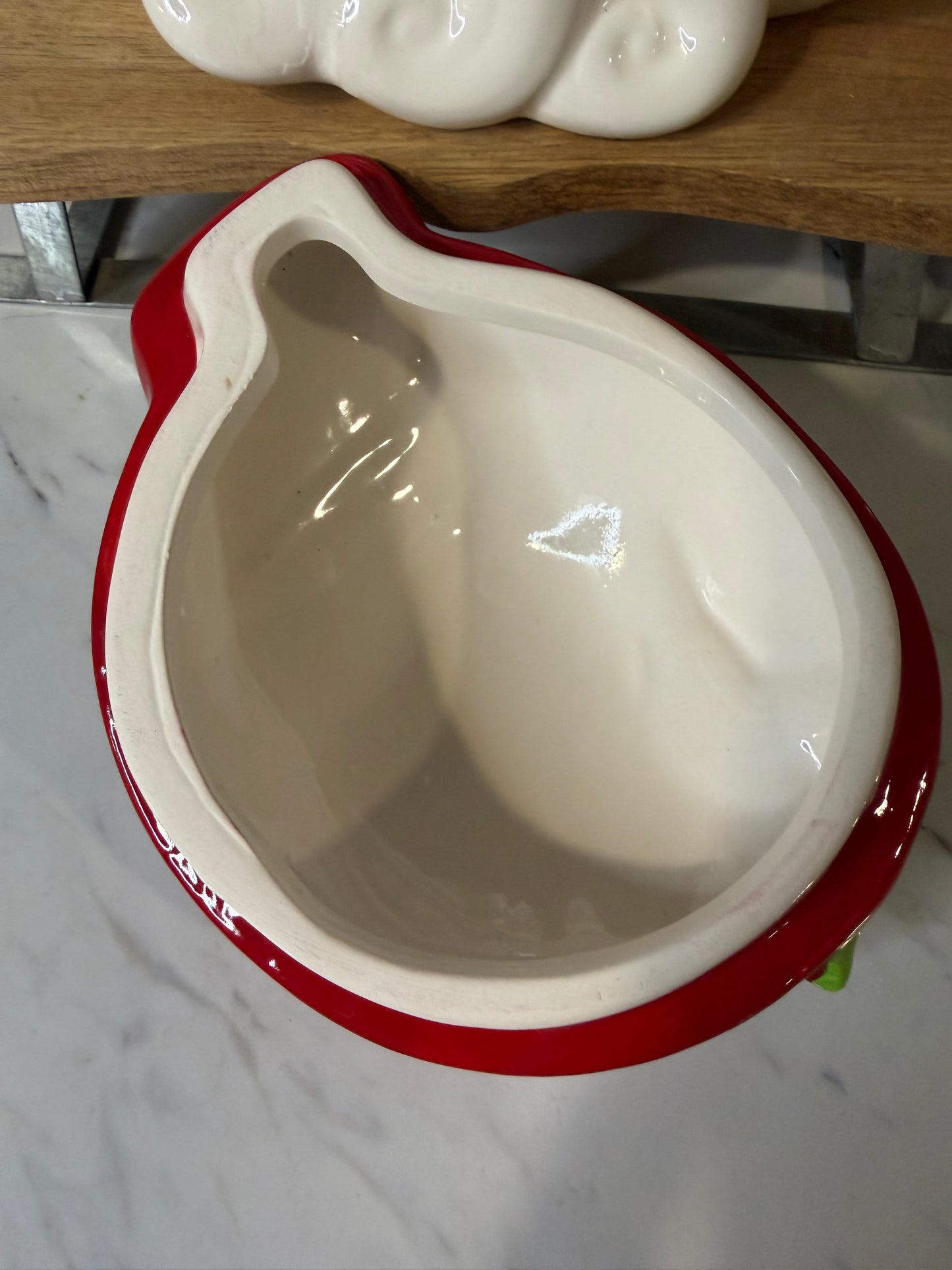 Vintage-Style Ceramic Santa Claus Cookie Jar “Winking Santa” — Sleigh Bell Bistro