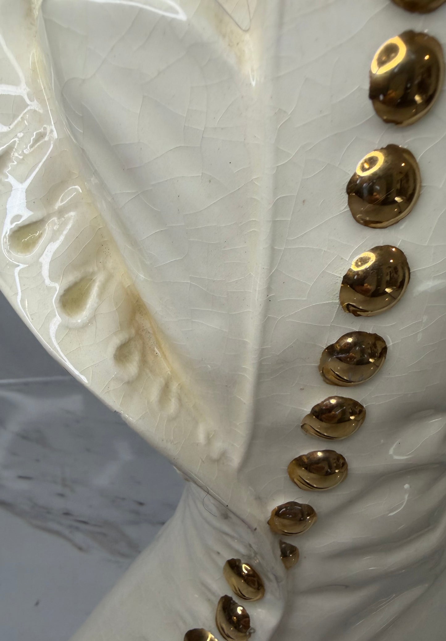 Vintage Victorian-Style Ceramic Boot Vase – 1969