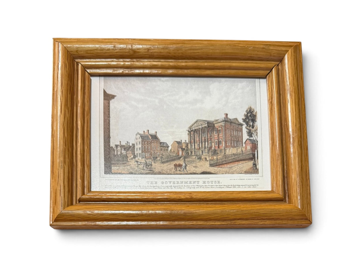 The Government House New York City Framed Book Print | Flea & Frame Creation | 9” x 7”