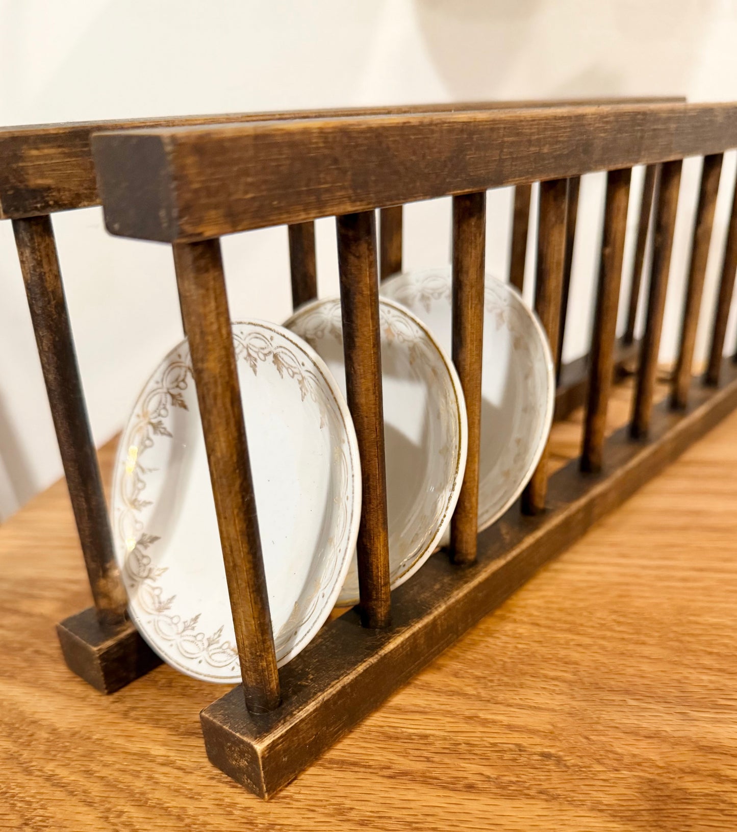 Butter Pat Holder – Vintage Style Unique Customized - Hand-Antiqued Farmhouse Kitchen Display