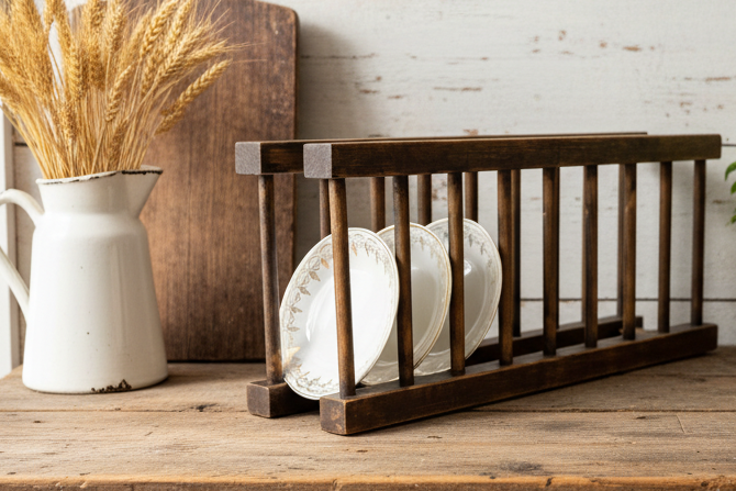 Butter Pat Holder – Vintage Style Unique Customized - Hand-Antiqued Farmhouse Kitchen Display