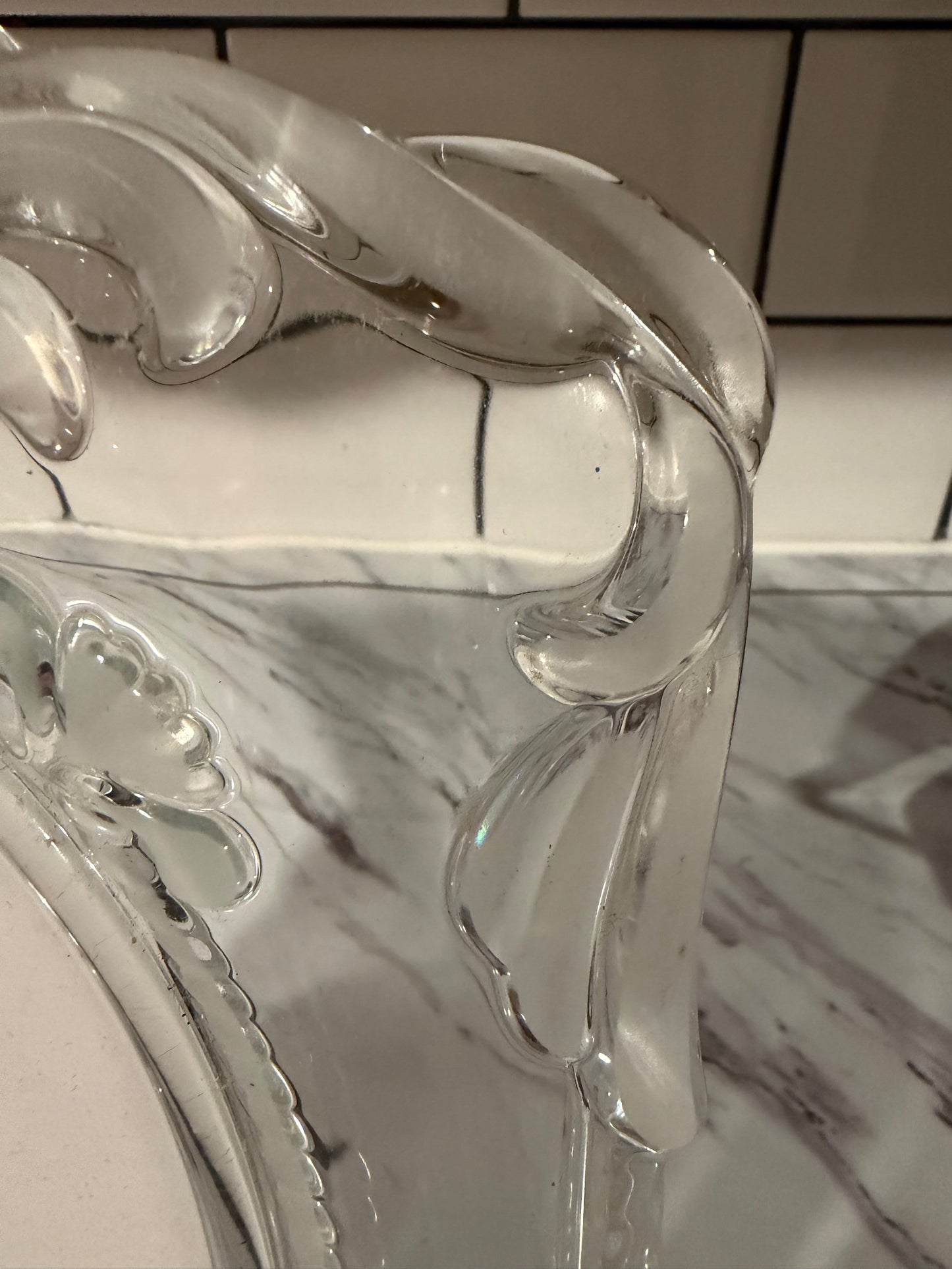 MIKASA Frosted & Clear Crystal Picture Frame