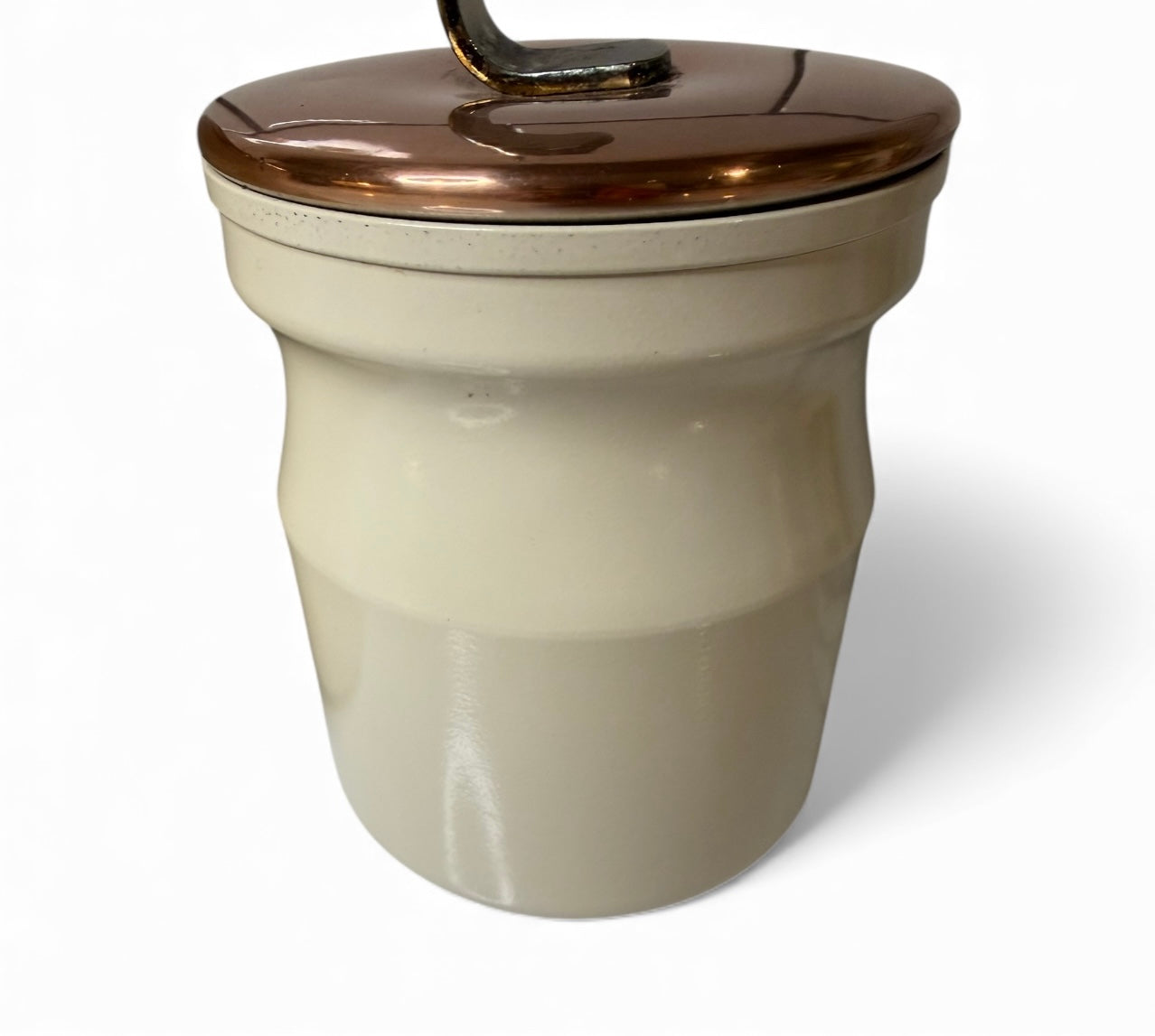 Hall Ambiance Copper Top Metal Canister Set – Set of 3