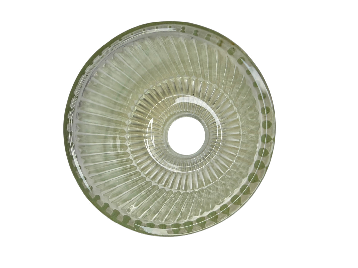 AVAILABLE - Vintage Homco Clear Ribbed Glass Fairy Lamp “Princess Lite” – Indiana Glass