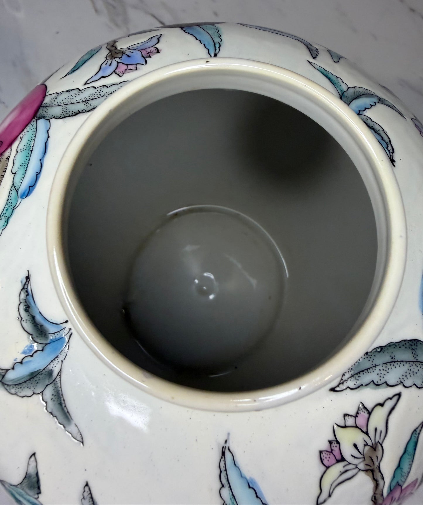 Vintage WBI Chinese Export Lidded Ginger Jar – Famille Rose Style