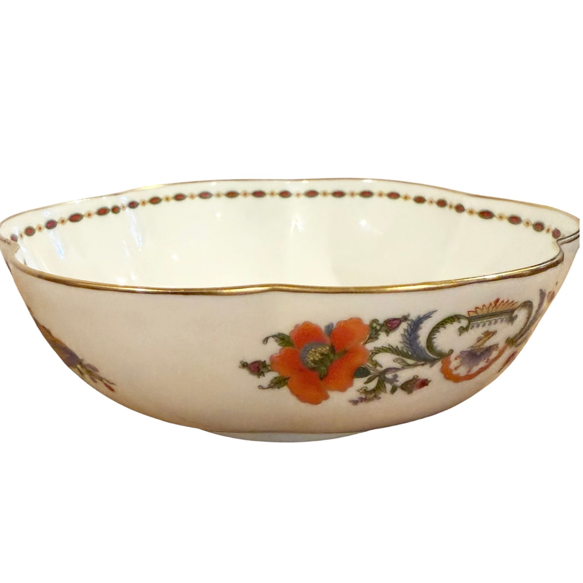 Ceralene Raynaud Limoges “Vieux Chine” Vintage Melon Bowl – Made in France | 5.25”