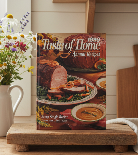 Taste of Home 1999 Annual Recipes Cookbook – Hardcover Edition – 593 Classic Family Recipes