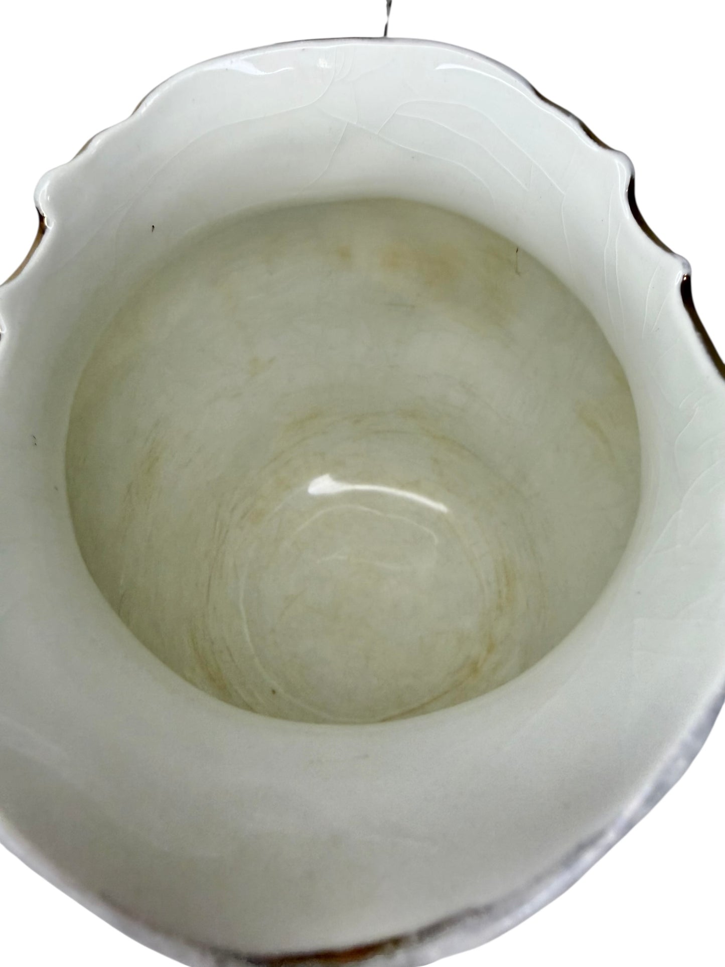 Antique Johnson Brothers Royal Semi-Porcelain Pitcher | Gilded Victorian Elegance