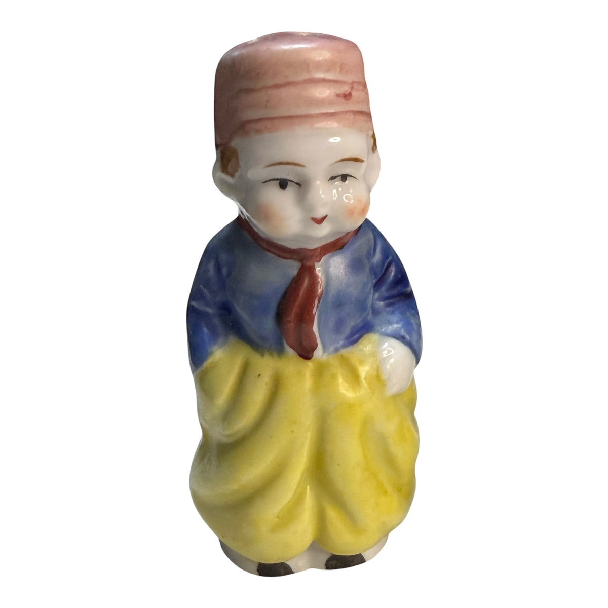 Mid-Century Dutch Boy & Girl Ceramic Salt & Pepper Shakers – Made in Japan