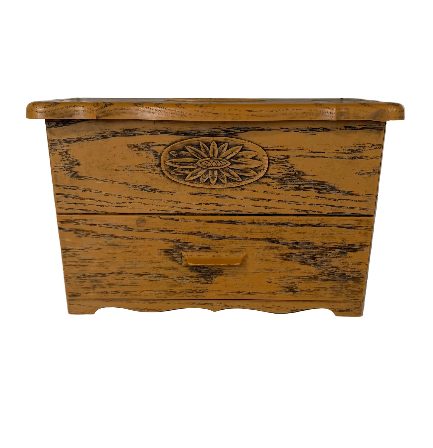 Vintage Lerner Faux Wood Storage Organizer – 1960s Miniature Dresser