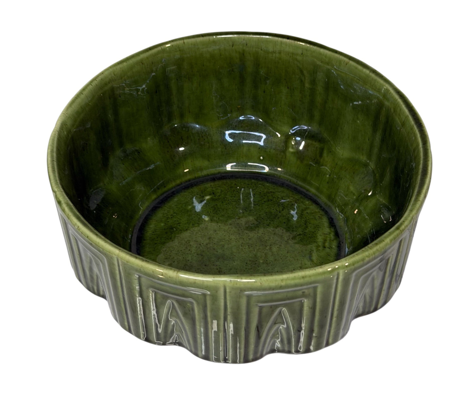 Haeger Vintage Pottery #157 Planter Bowl – Mid-Century Green Art Pottery