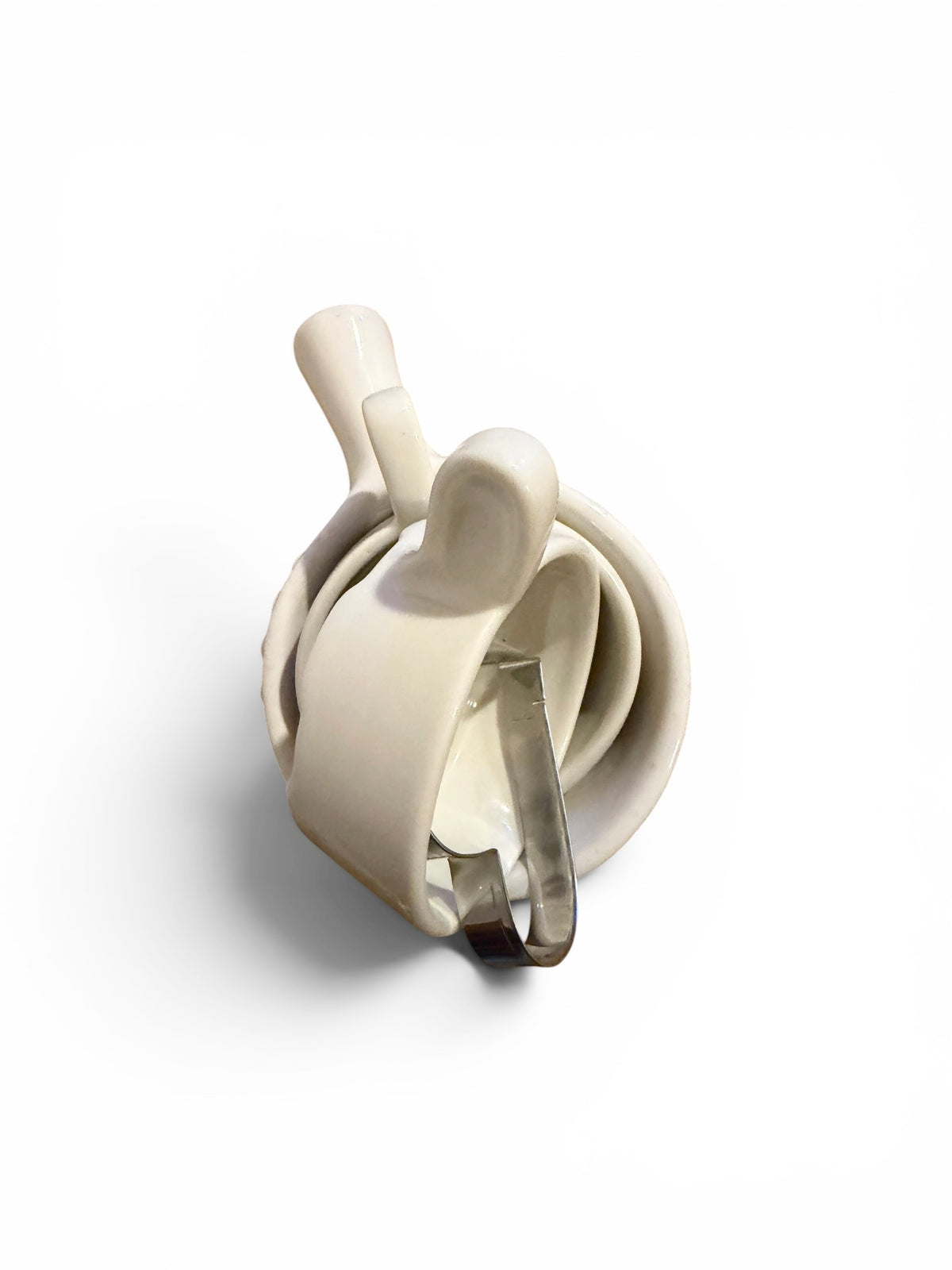 Curated Vignette Restaurant Ware Farmhouse Stack | HALL China, DC USA & Heart Cookie Cutter