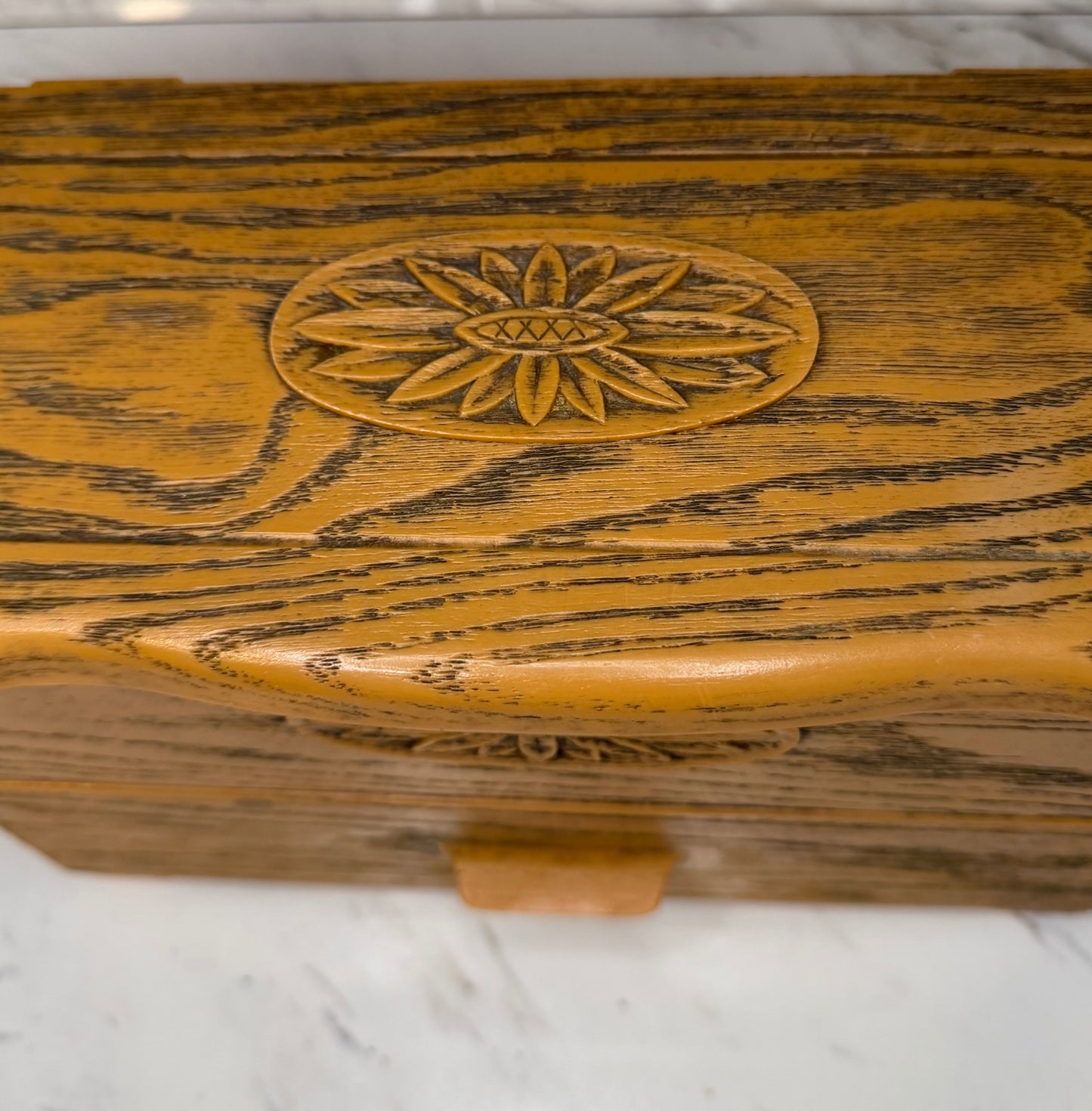 Vintage Lerner Faux Wood Storage Organizer – 1960s Miniature Dresser