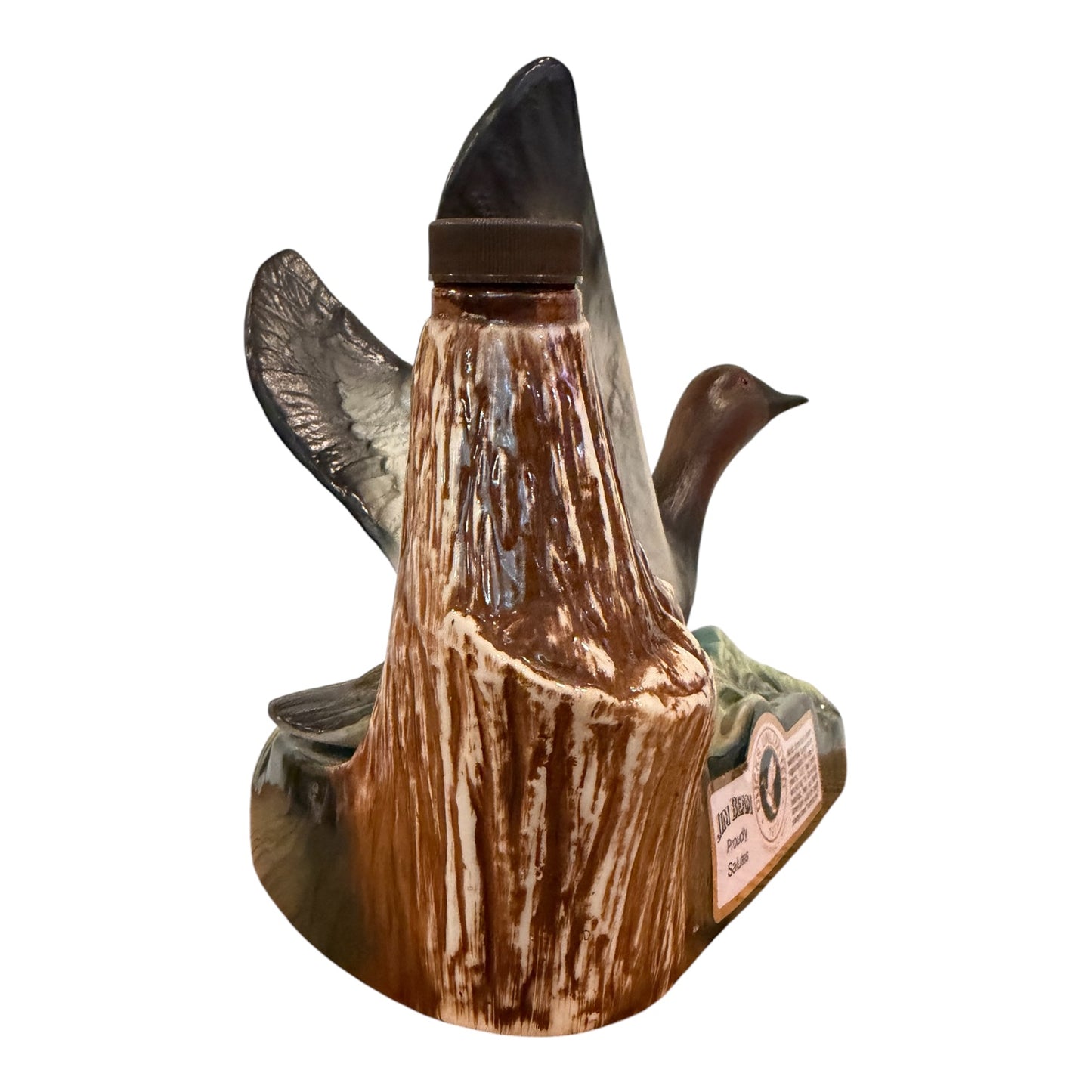 1979 Jim Beam Ducks Unlimited “Canvasback Drake” Ceramic Decanter | Vintage Wildlife Collectible