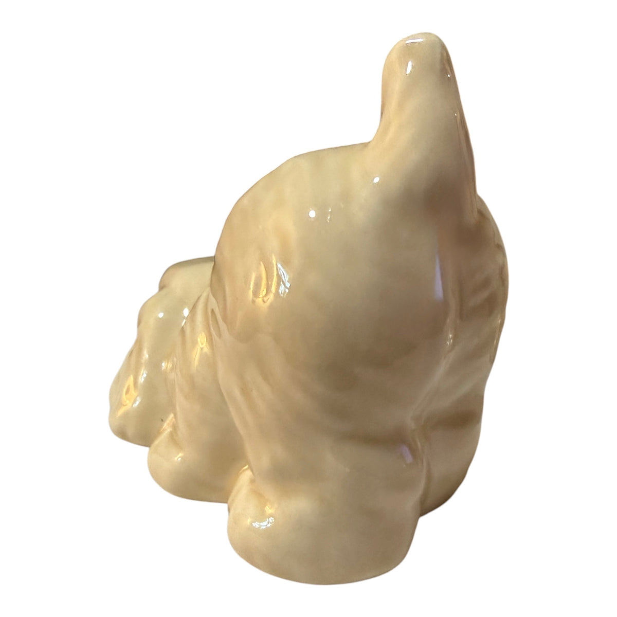 Cream Vintage Ceramic Spaniel Puppy Figurines – Set of 2
