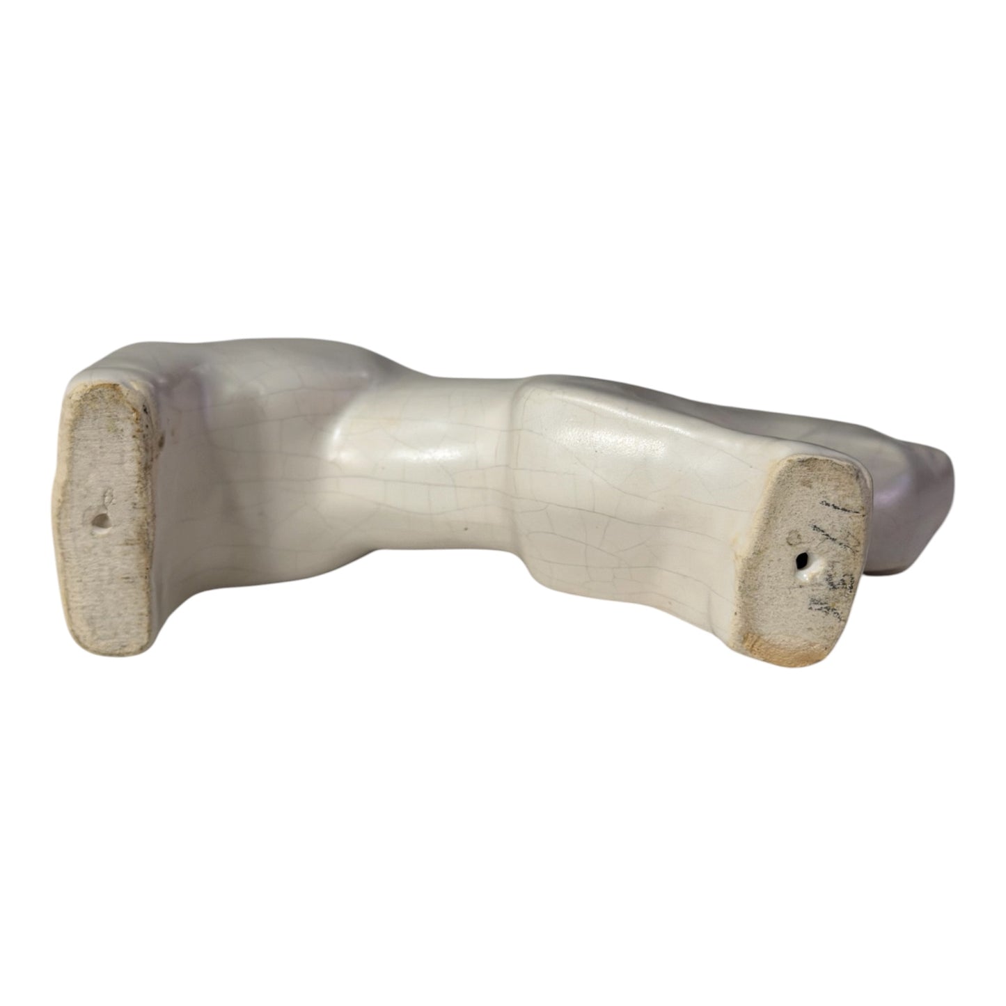 1930s Art Deco Crackle Glaze Horse Figurines – Pair