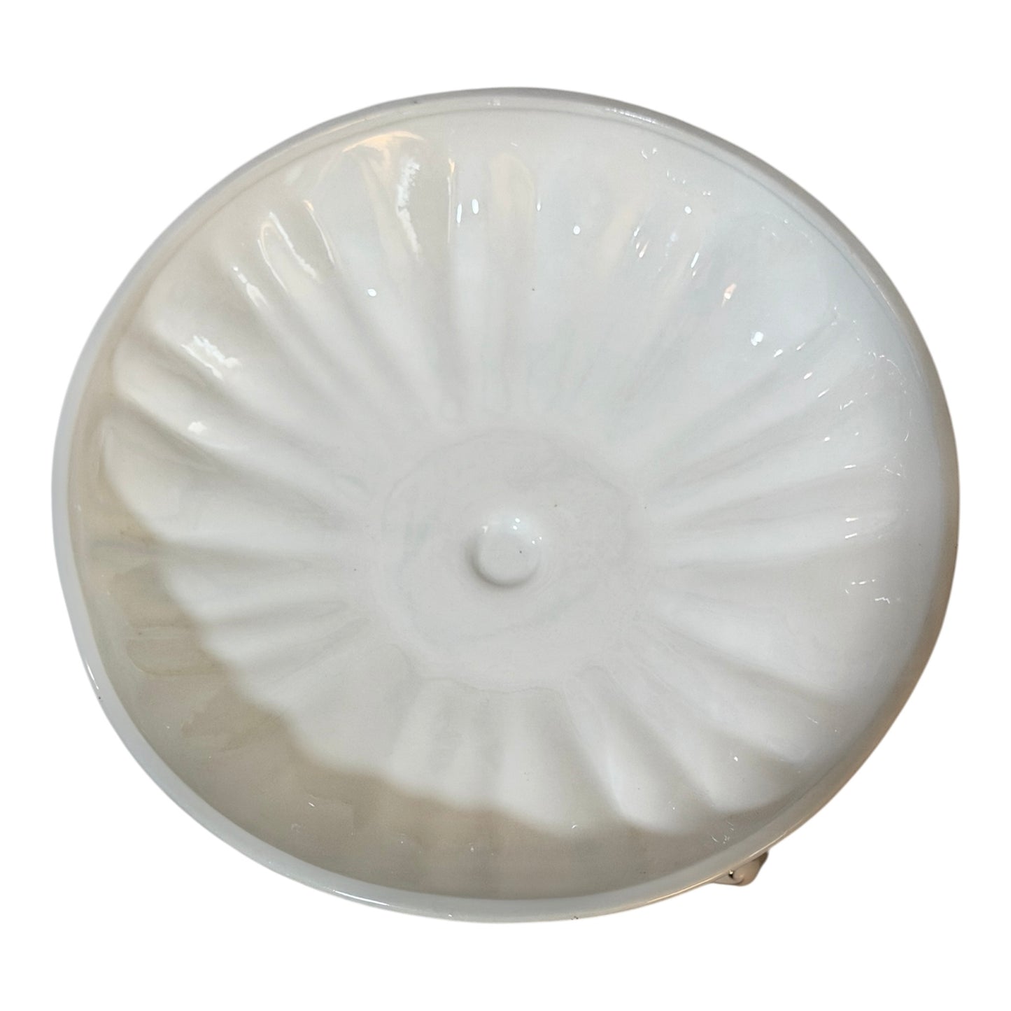 Florence Ceramics Pasadena California Vintage Pedestal Console Bowl | Circa 1950 | Gold Gilt
