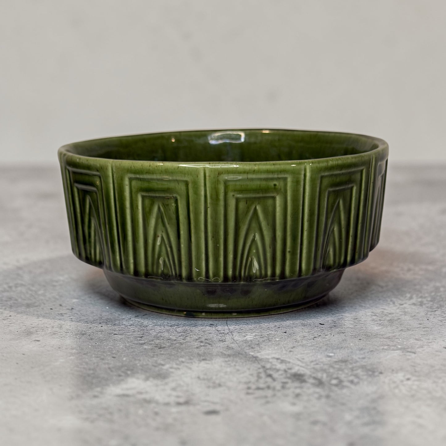 Haeger Vintage Pottery #157 Planter Bowl – Mid-Century Green Art Pottery