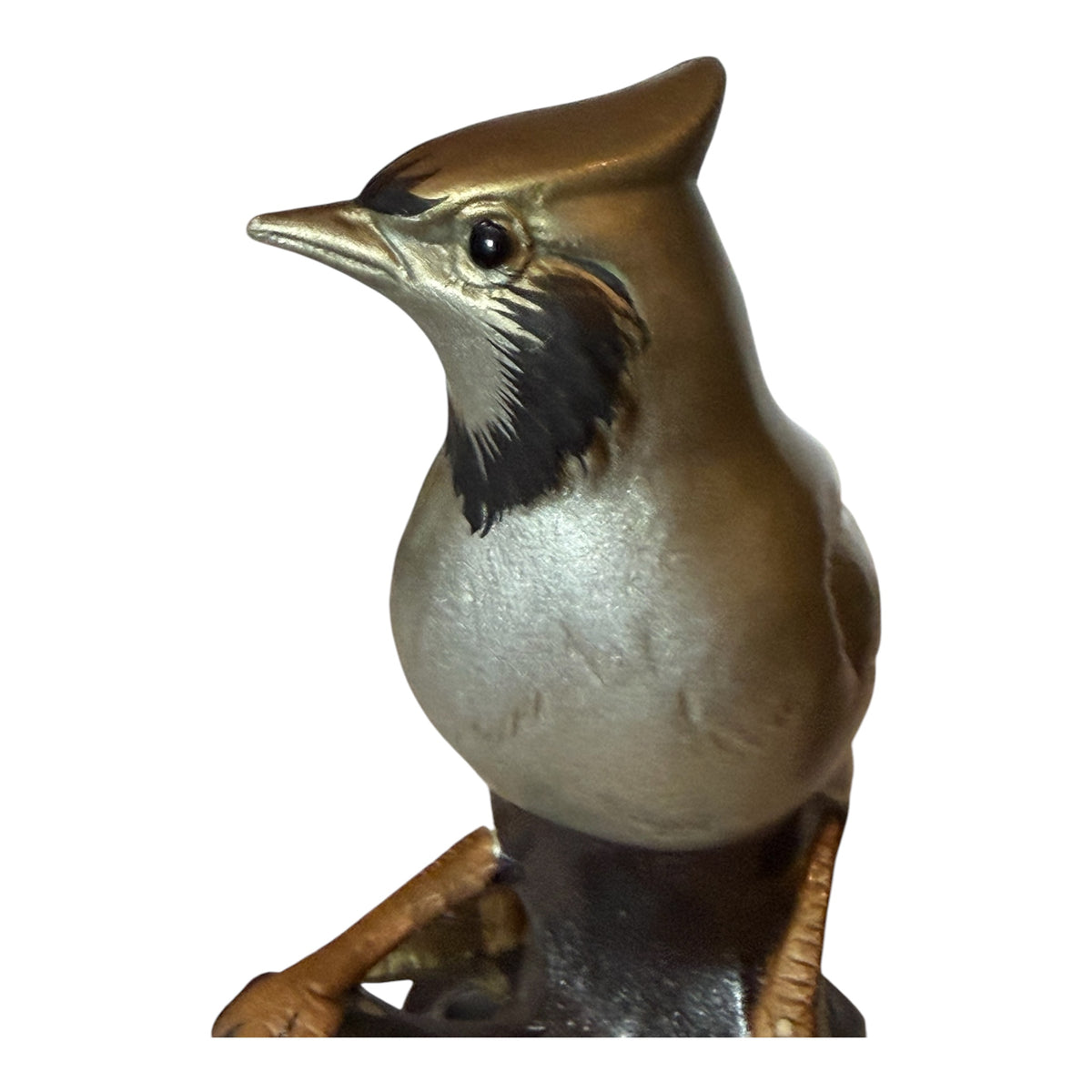 NARCO Argent’Oro Vintage Blue Jay & Ovenbird Mid-Century Bird Pair Figurines 5”