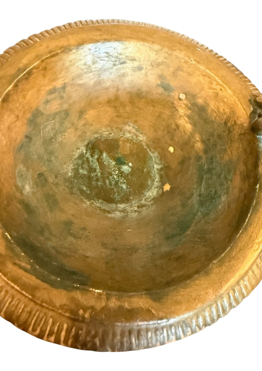 1950s–60s Alexander Backer ABCO Gold Chalkware Cherub Compote – 11.5”
