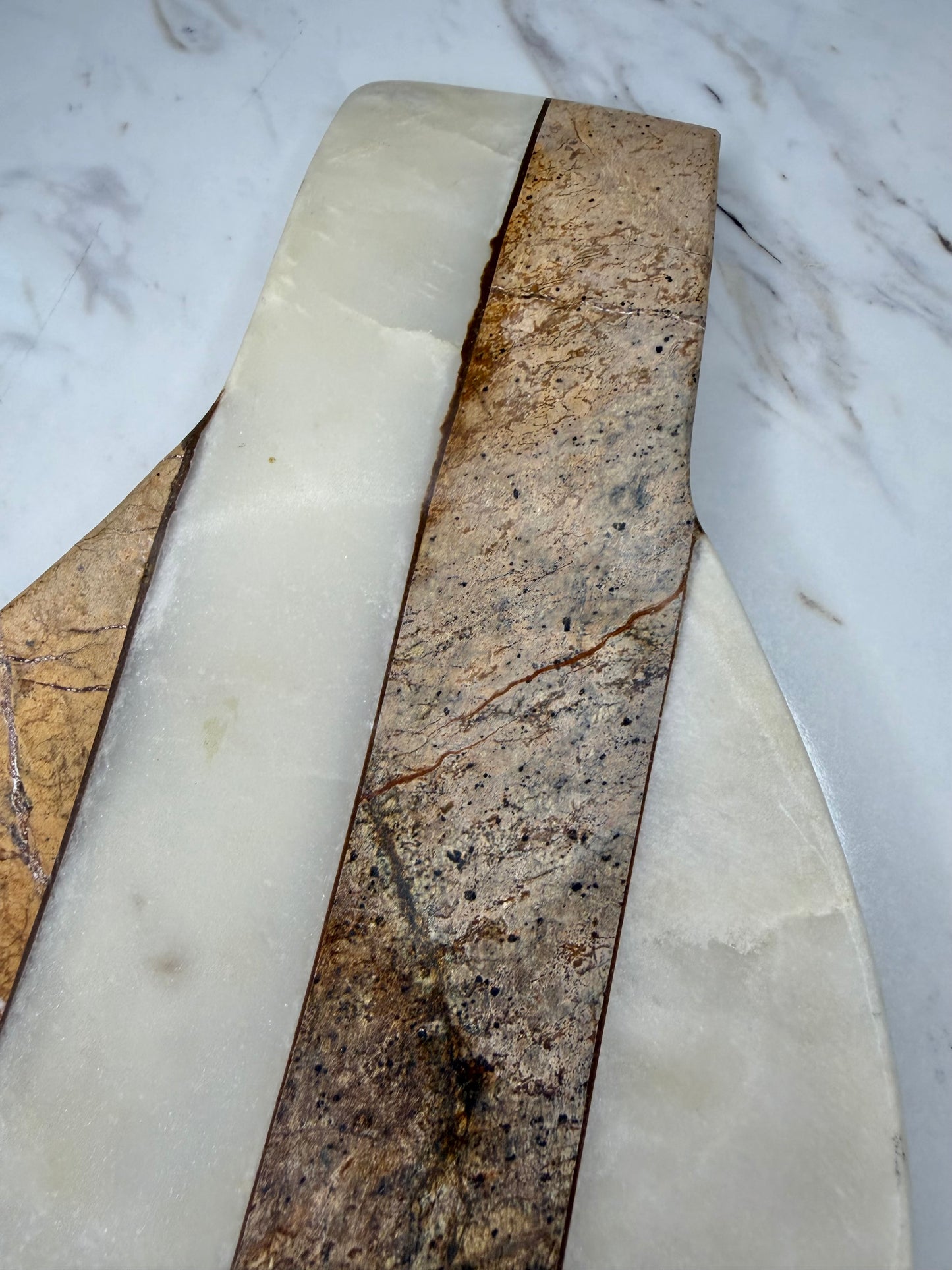 Striped Marble & Onyx Spoon Rest – Thirstystone “Twin Marble” Design