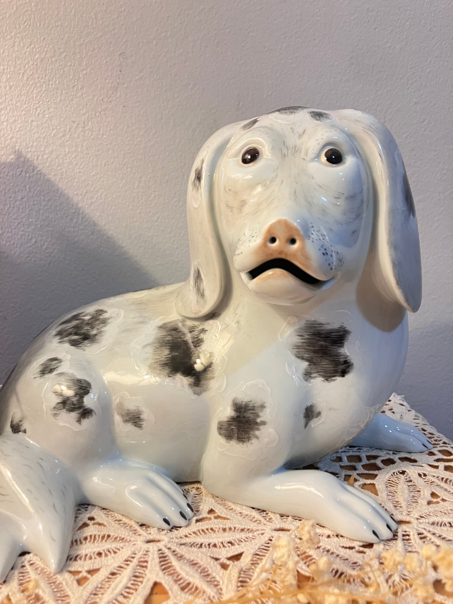 Mottahedeh Nelson Rockefeller Chinese Export Spaniel Dog