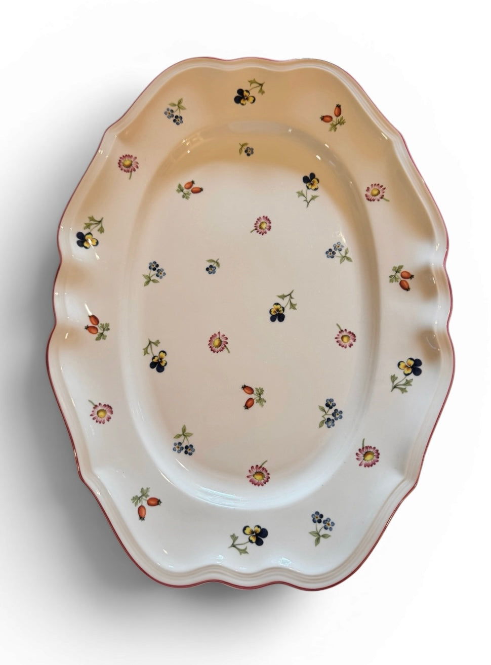 Villeroy & Boch Petite Fleur Oval Serving Platter – Vintage Premium Porcelain Floral Dish