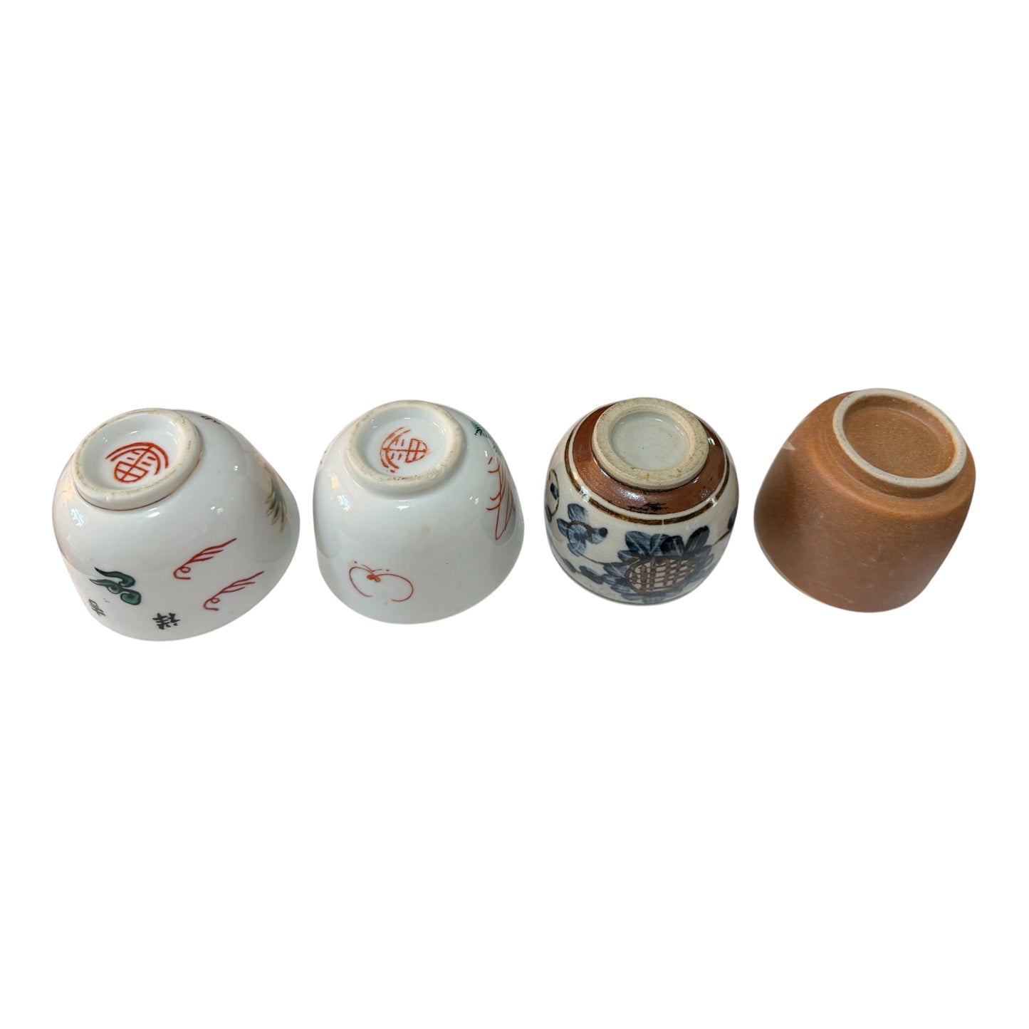 Asian Vintage Tea Cup Collection – Set of 4