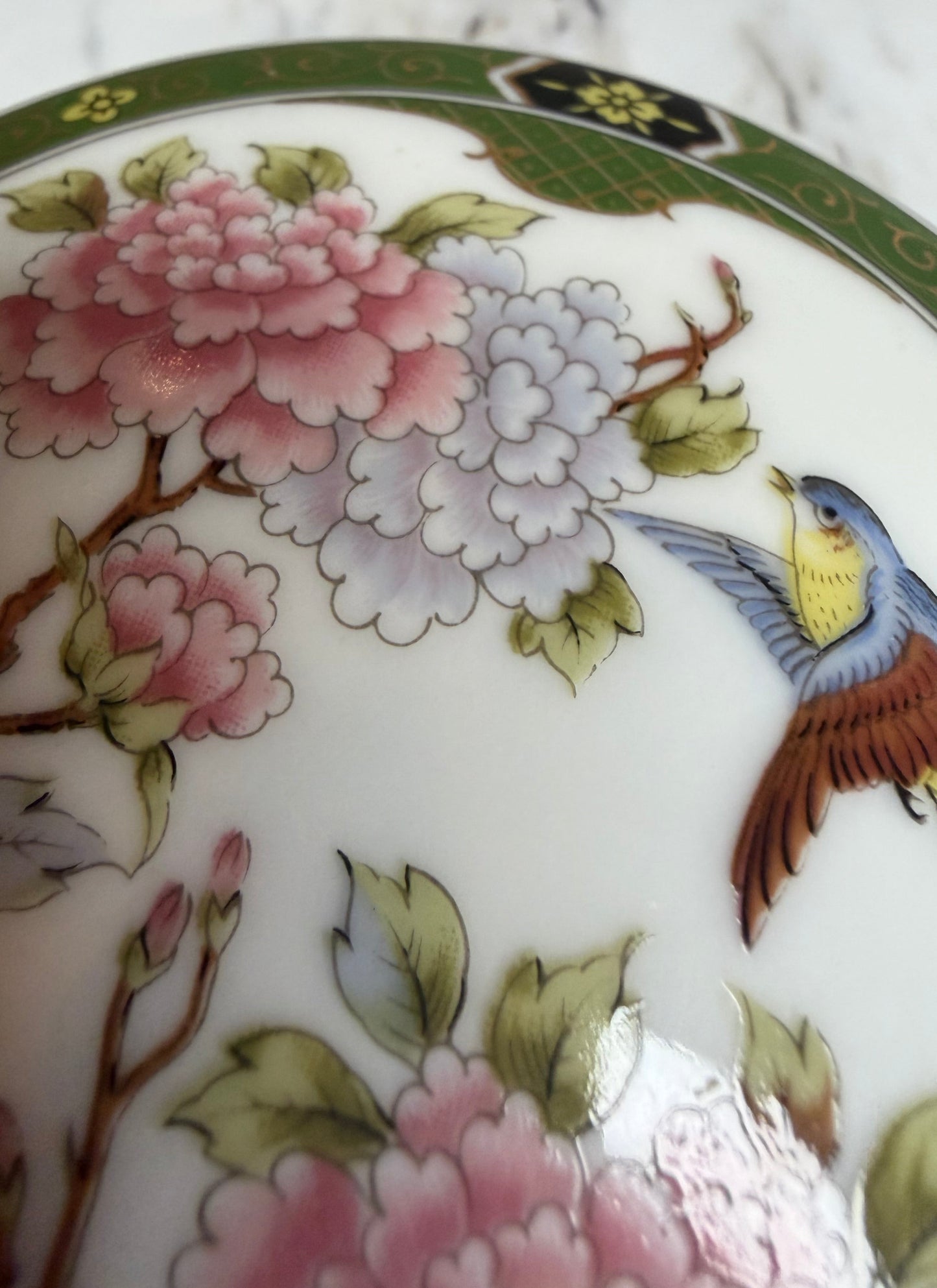 Vintage Japanese Porcelain Trinket Box - 1970s