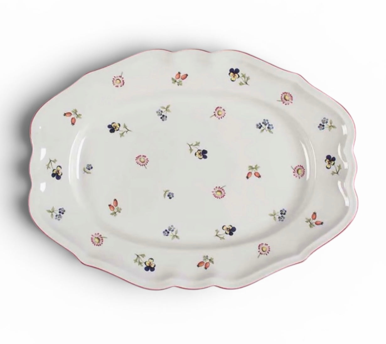 Villeroy & Boch Petite Fleur Oval Serving Platter – Vintage Premium Porcelain Floral Dish