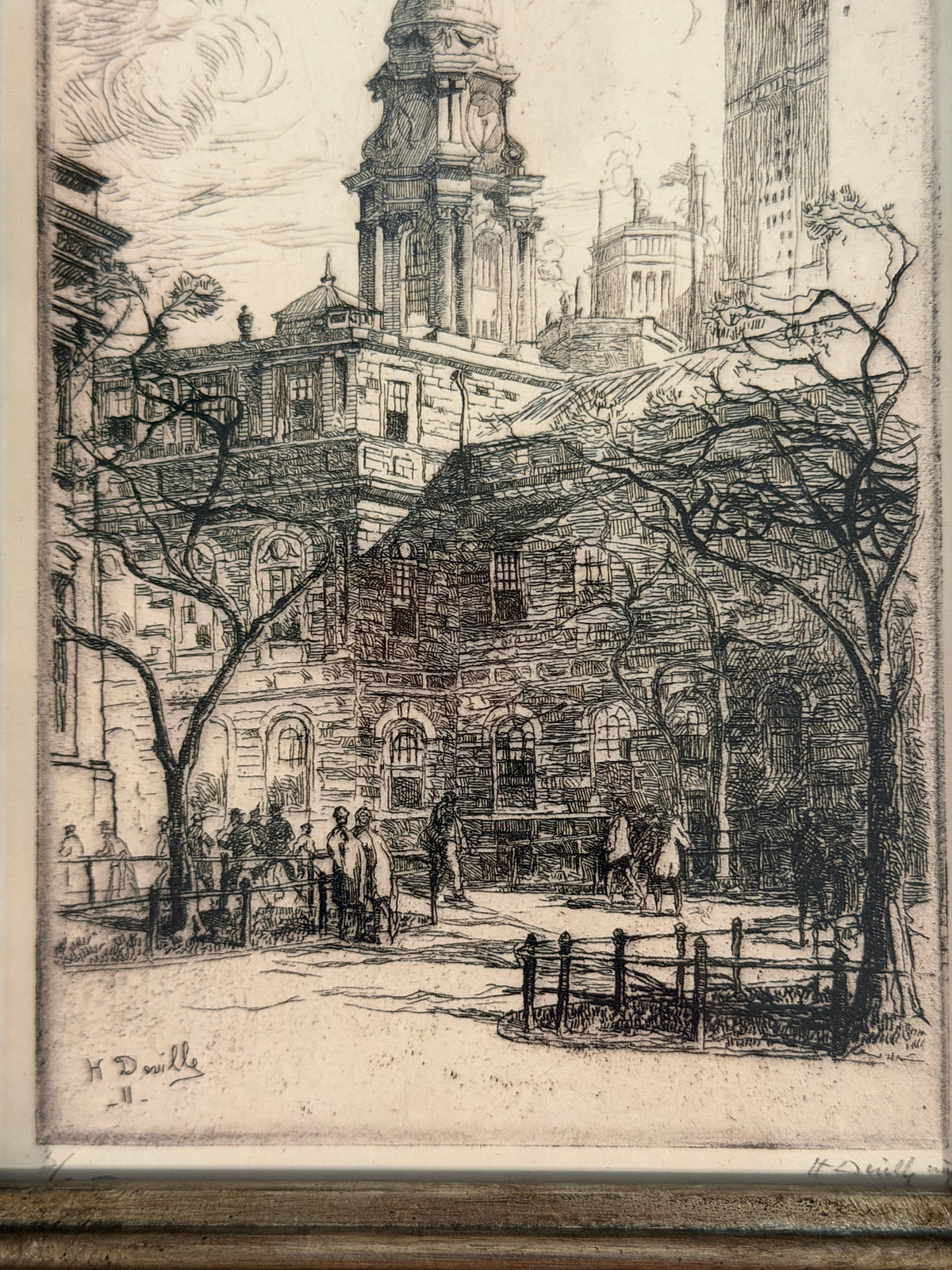 St. Paul’s Chapel NYC Framed Art – Henry Deville Book Print | Flea & Frame Creation