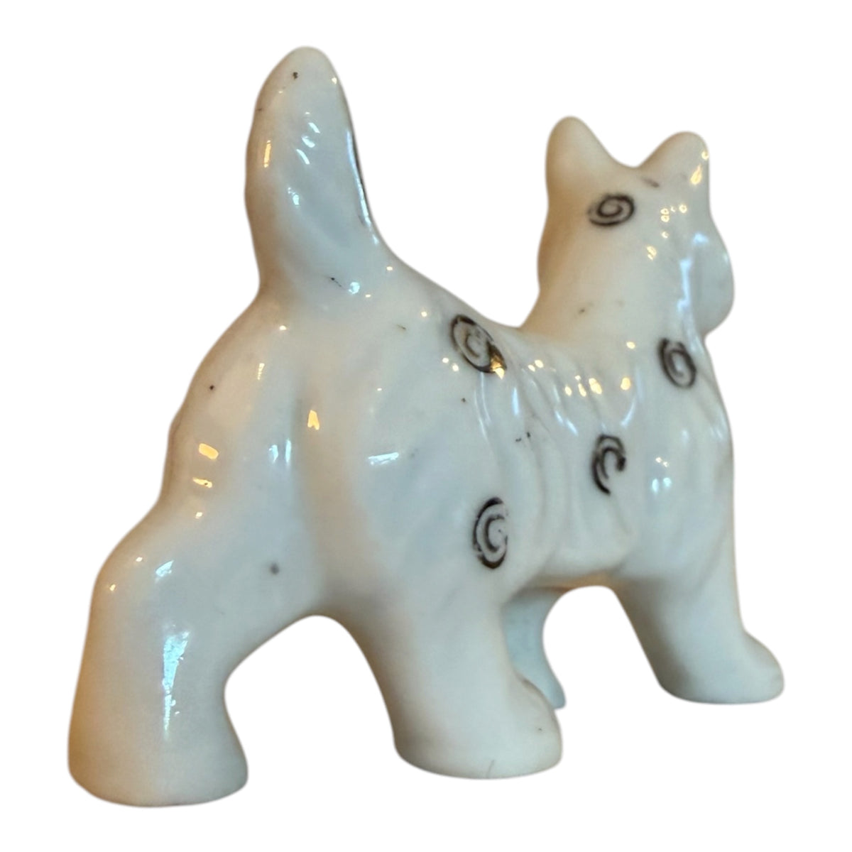 Miniature Porcelain Vintage Scottish Terrier Figurine – Made in Japan