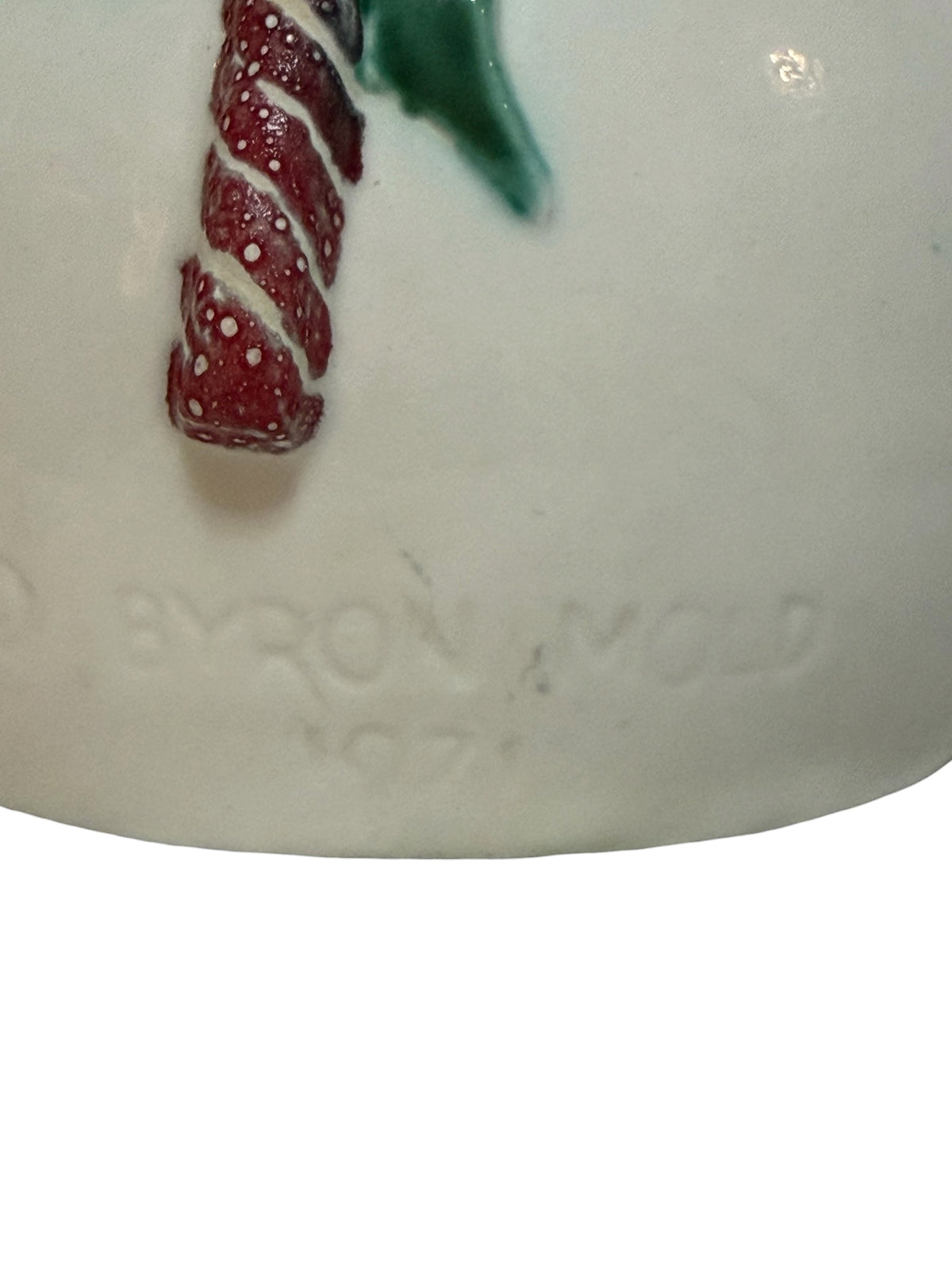 1971 Byron Mold Hand-Painted Ceramic Snowman Figurine – 11”
