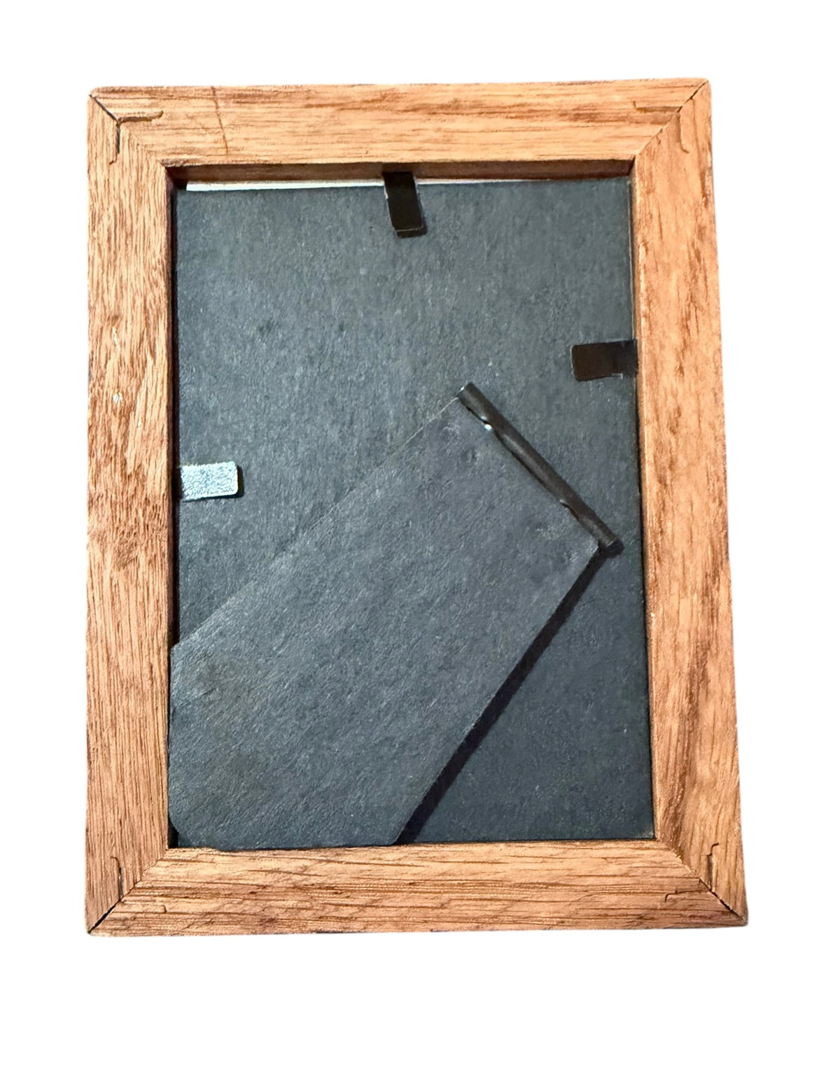 Church Print in Solid Oak Frame | Colonial Steeple Artwork | Mini Framed Art | Flea and Frame Curated