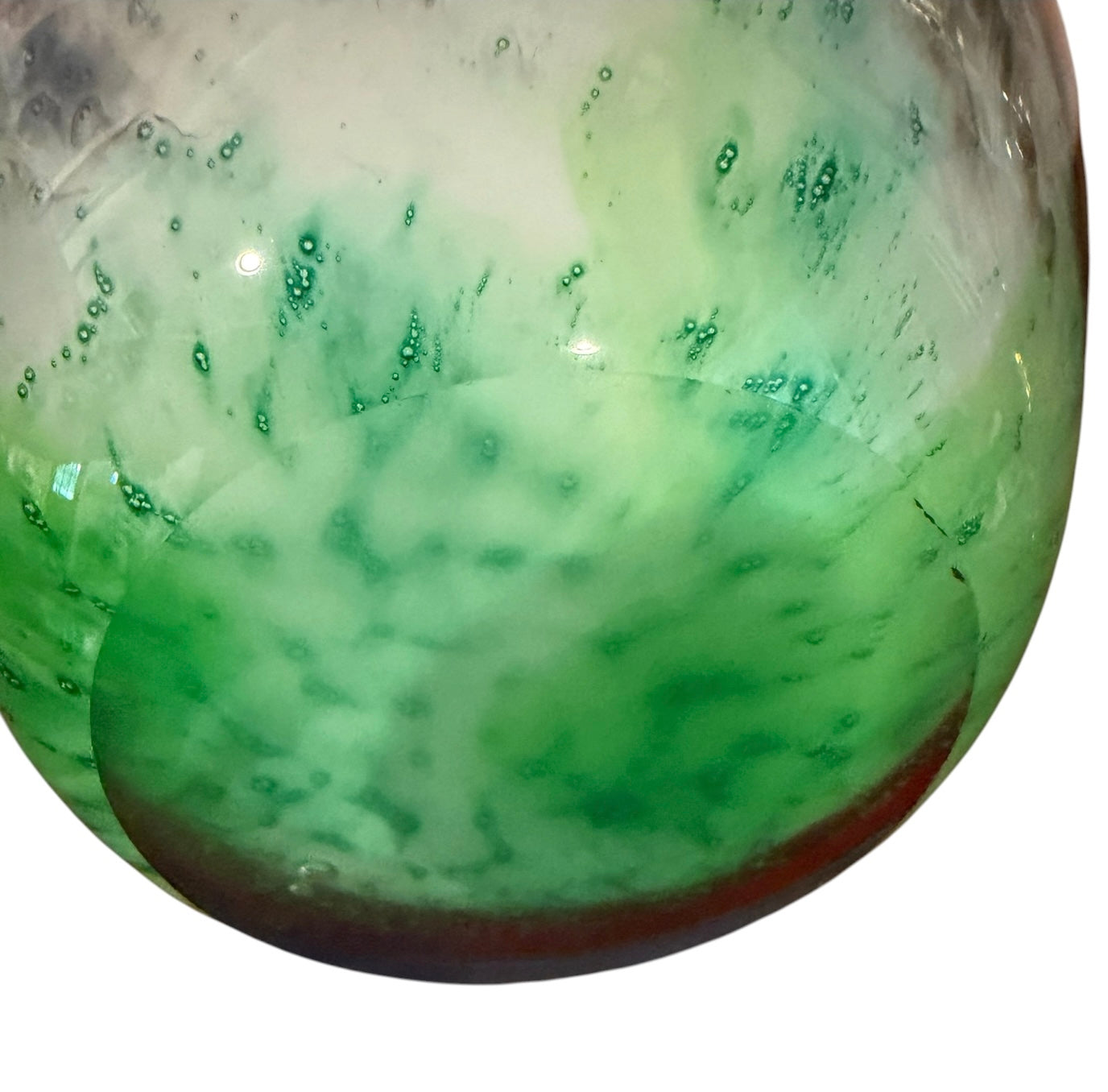 Murano-Style Vintage Millefiori Art Glass Vase – Hand-Blown Murrine Mosaic Cased Glass