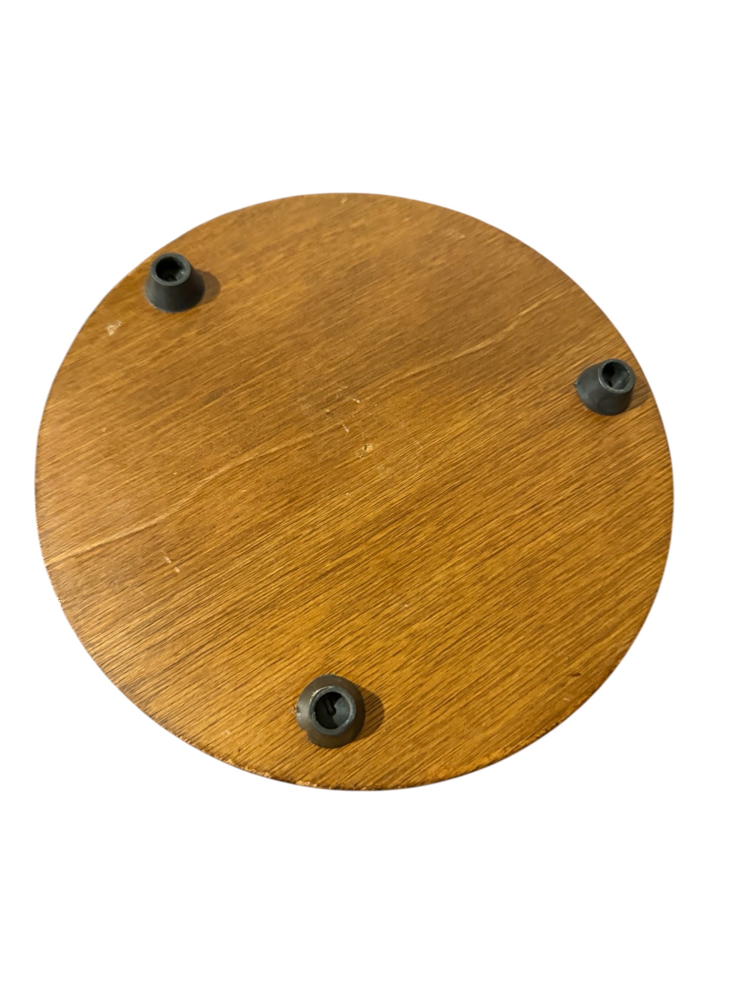 MCM Teak Vintage Cheese Board with Glass Dome Cloche – 1970s Mid-Century Entertaining Piece