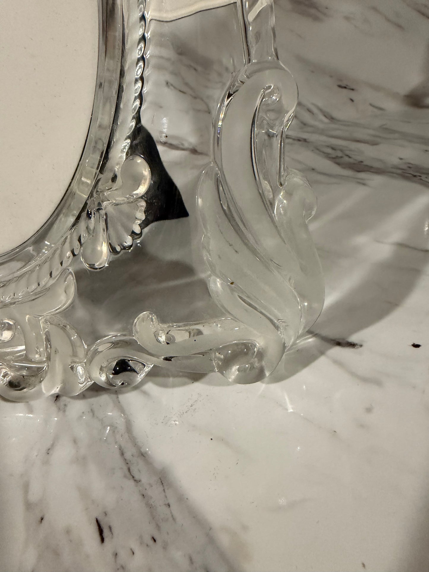 MIKASA Frosted & Clear Crystal Picture Frame