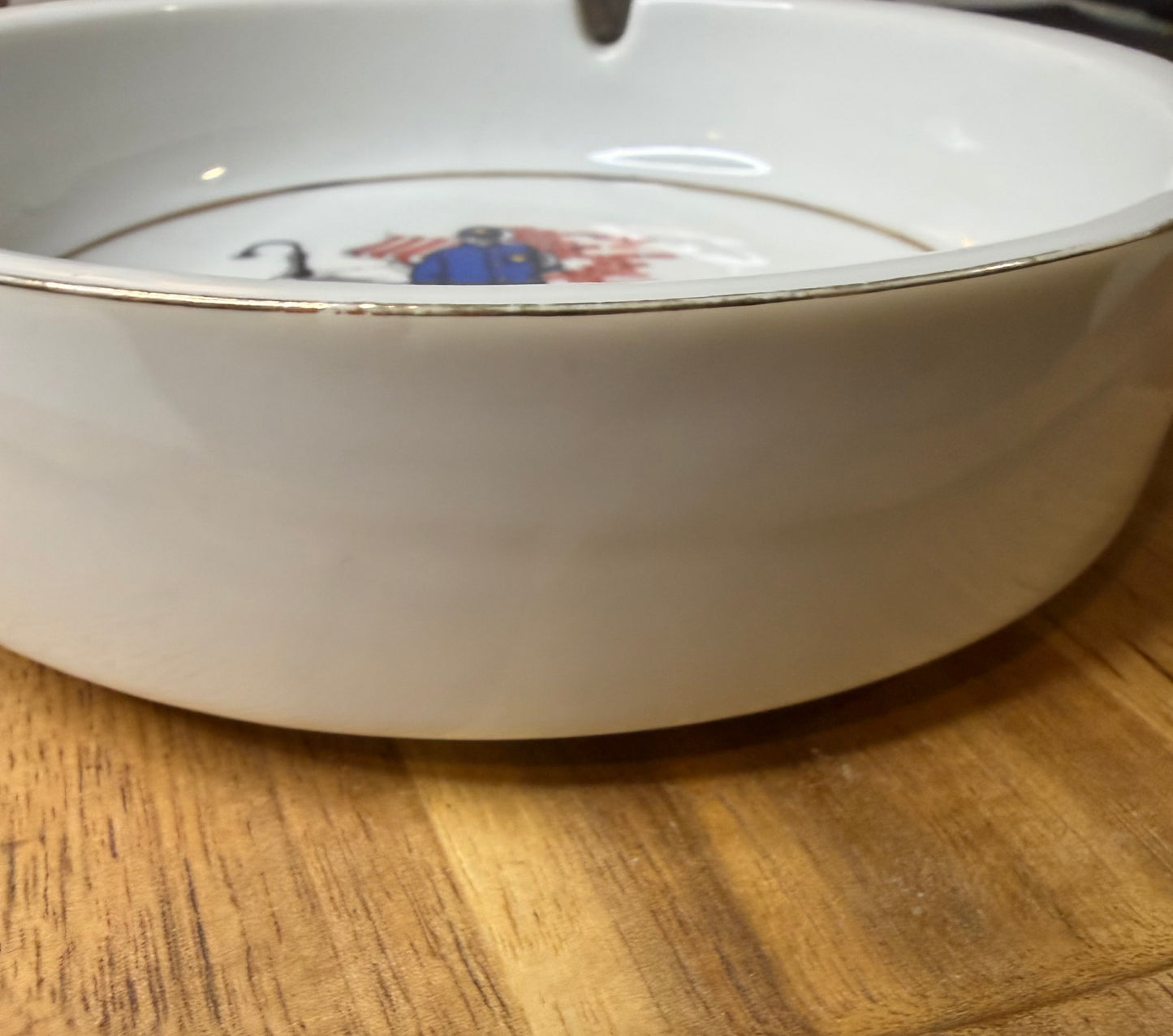 Vintage Novelty Policeman Ashtray — Mid-Century Collectible Barware