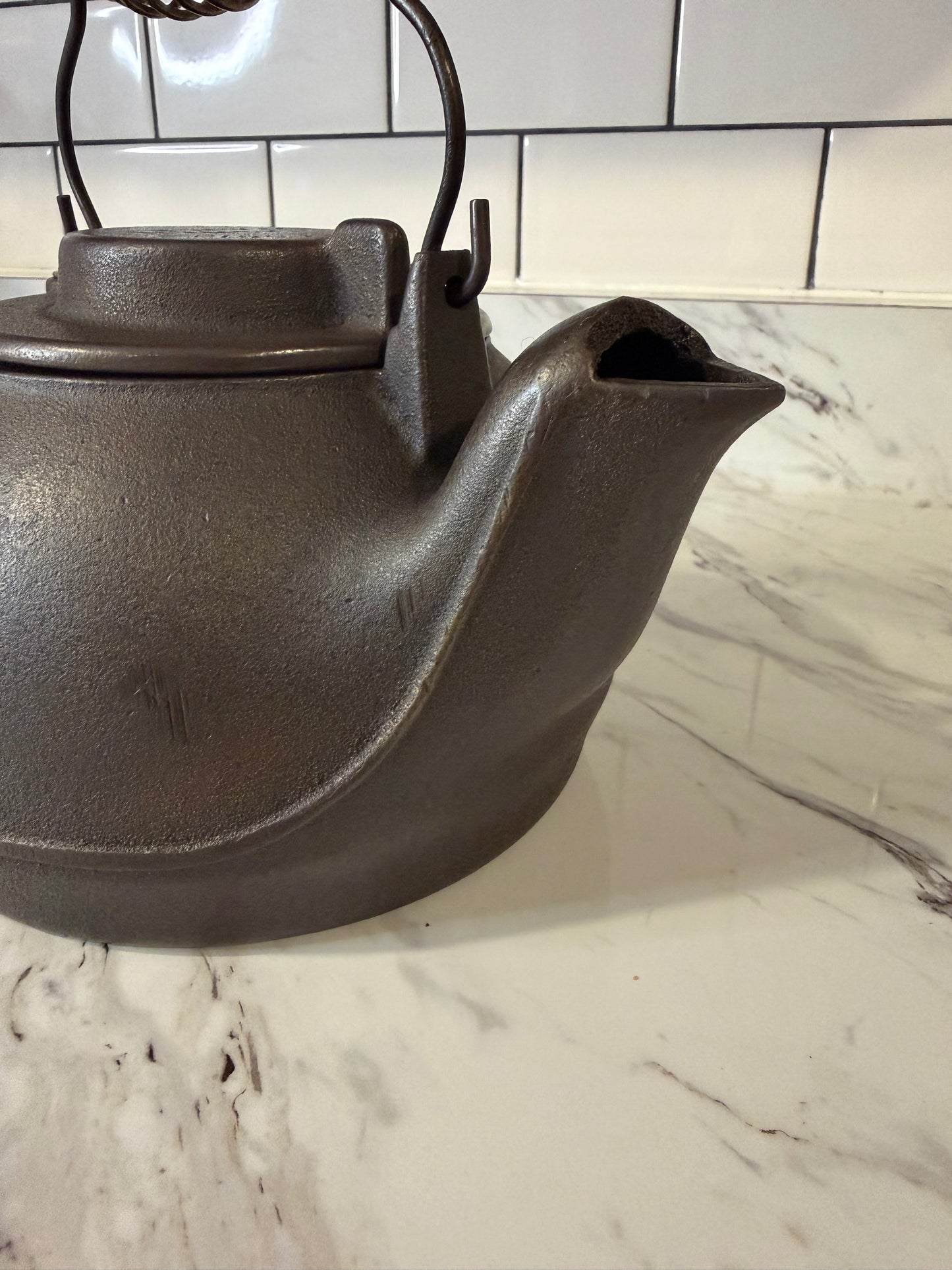 Vintage Wagner Ware Cast Iron Humidifier Tea Kettle – Restored
