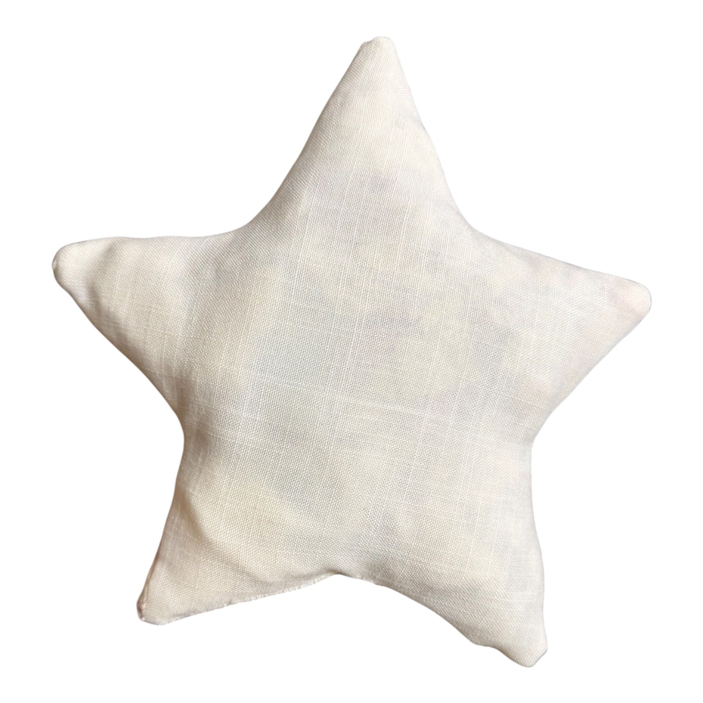 Small Handmade Vintage Cutter Quilt Star Pillow | Repurposed Textile Art | Cottage Farmhouse Decor | 9”