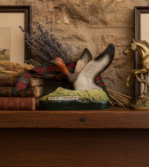 1979 Jim Beam Ducks Unlimited “Canvasback Drake” Ceramic Decanter | Vintage Wildlife Collectible