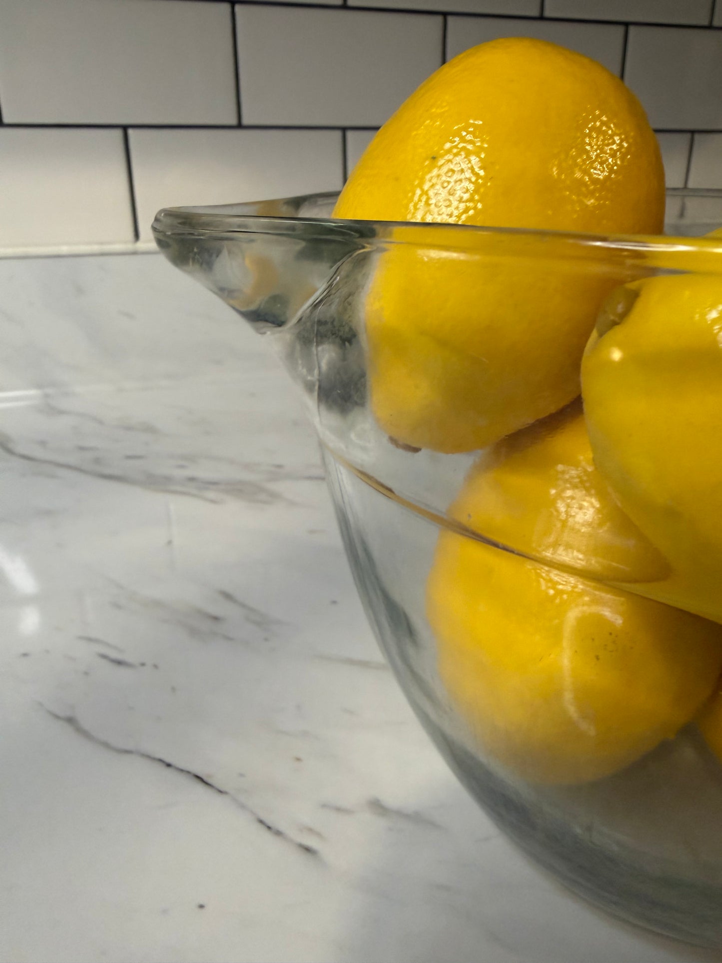 Pampered Chef 8-Cup Glass Classic Batter Bowl