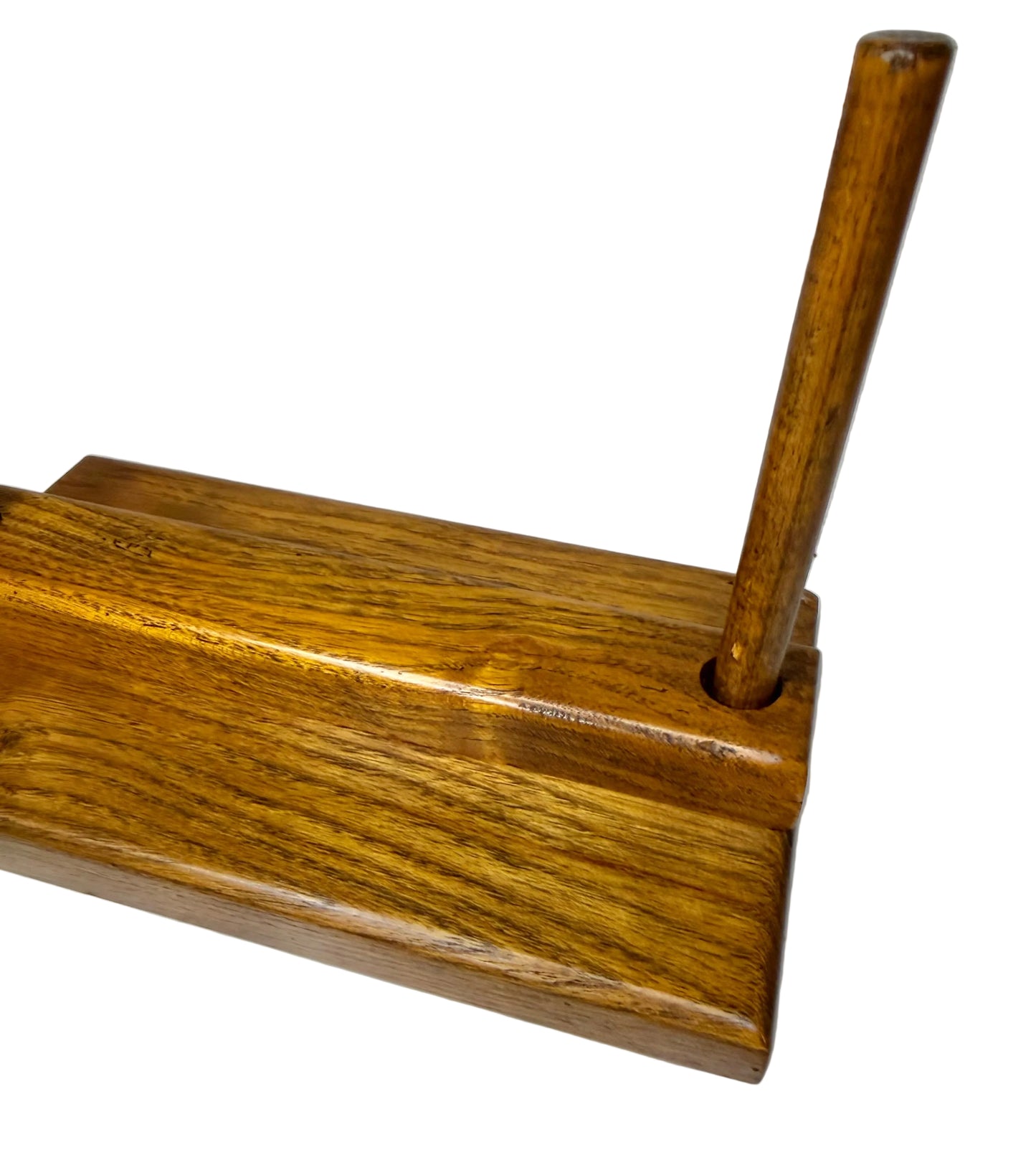 Vintage Solid Wood Napkin Holder with Cloth Napkins - Napkin Press / Napkin Dispenser