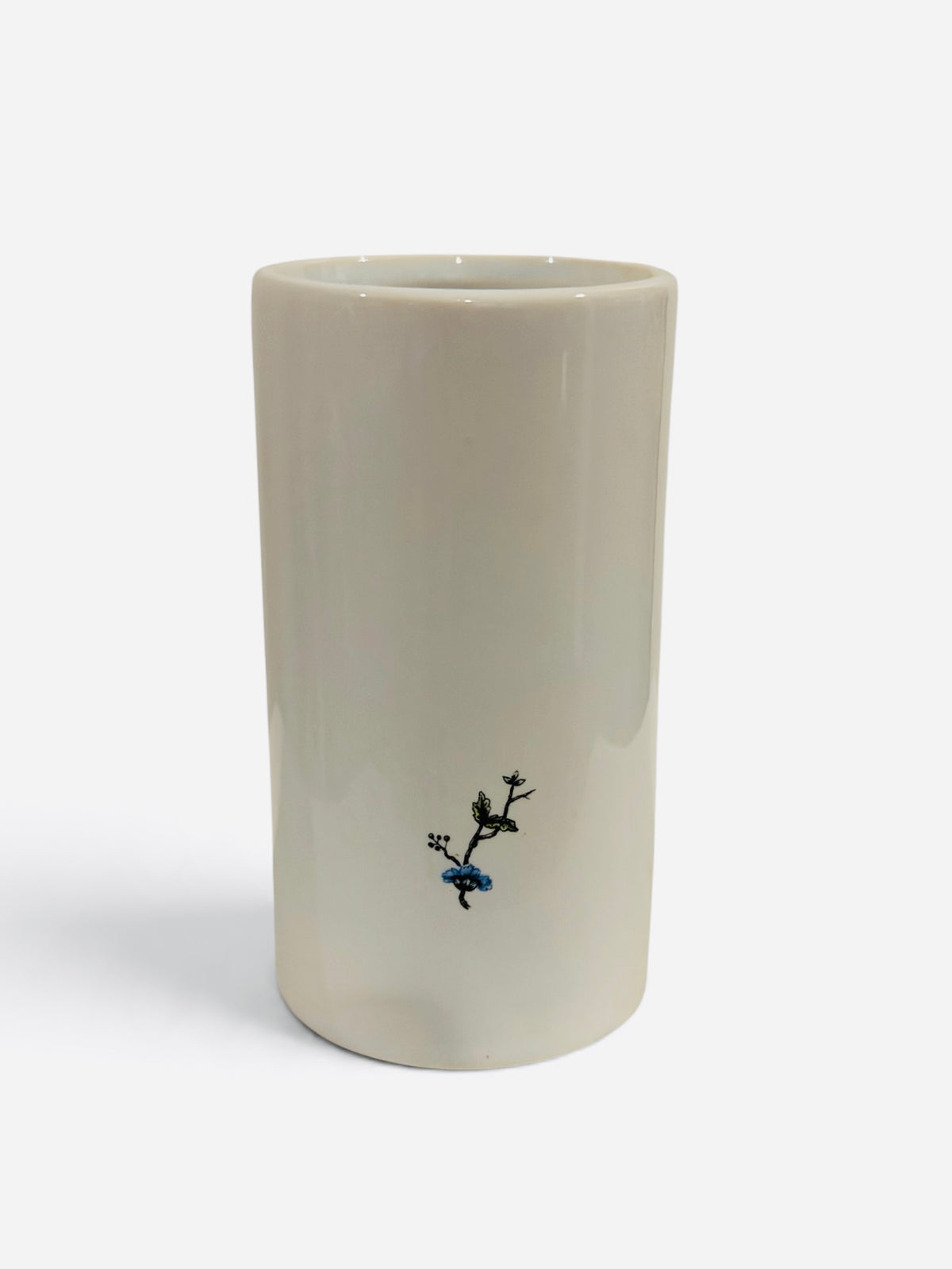 McCoy Pottery #677 Floral Vase – White Ceramic Art Pottery