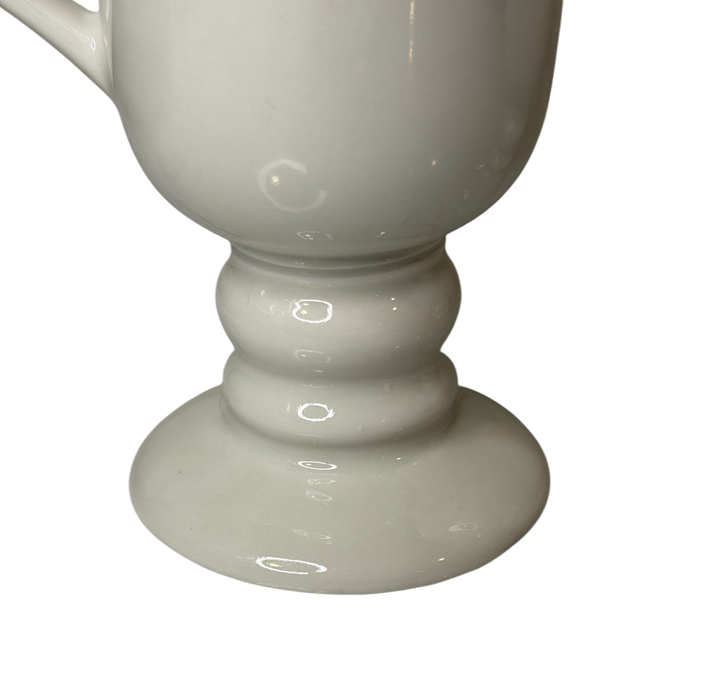 Hall China Vintage Pedestal Irish Coffee Mugs – Set of 2 | Stoneware - Ironstone | Made in USA